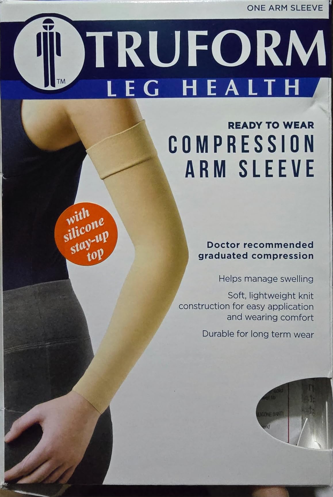 Truform Lymphedema Compression Arm Sleeve, 20-30 mmHg Post Mastectomy Support customer photo 1