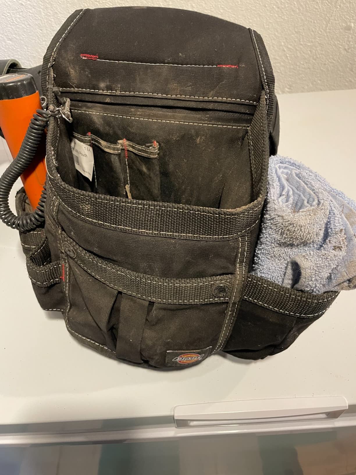 Dickies 8-Pocket Padded Tool Belt/Utility Pouch, Adjustable 3-Inch Belt, Durable Canvas Construction customer photo 1