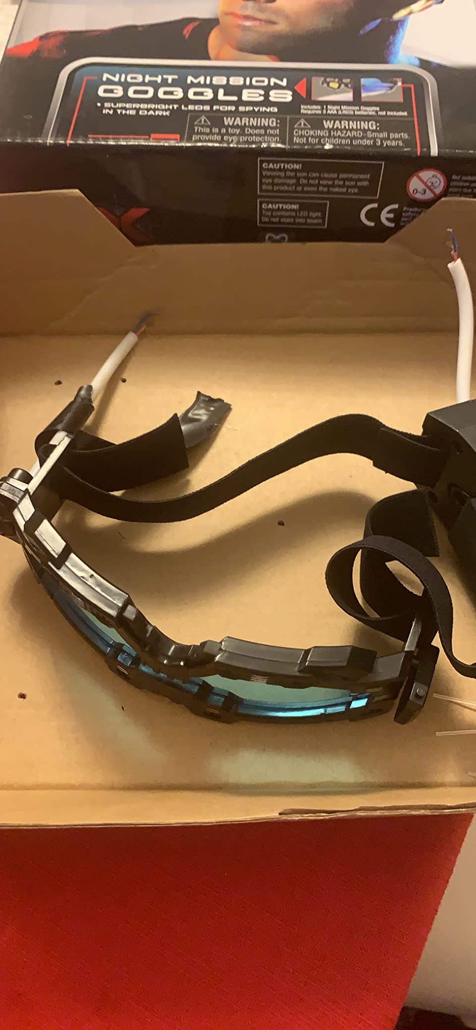 SpyX / Night Mission Goggles - Spy Kids Goggles Toy + LED Light Beams + Flip Out Scope. Adjustable Spy Lens/Glasses/Eyewear Toy Gadget customer photo 2