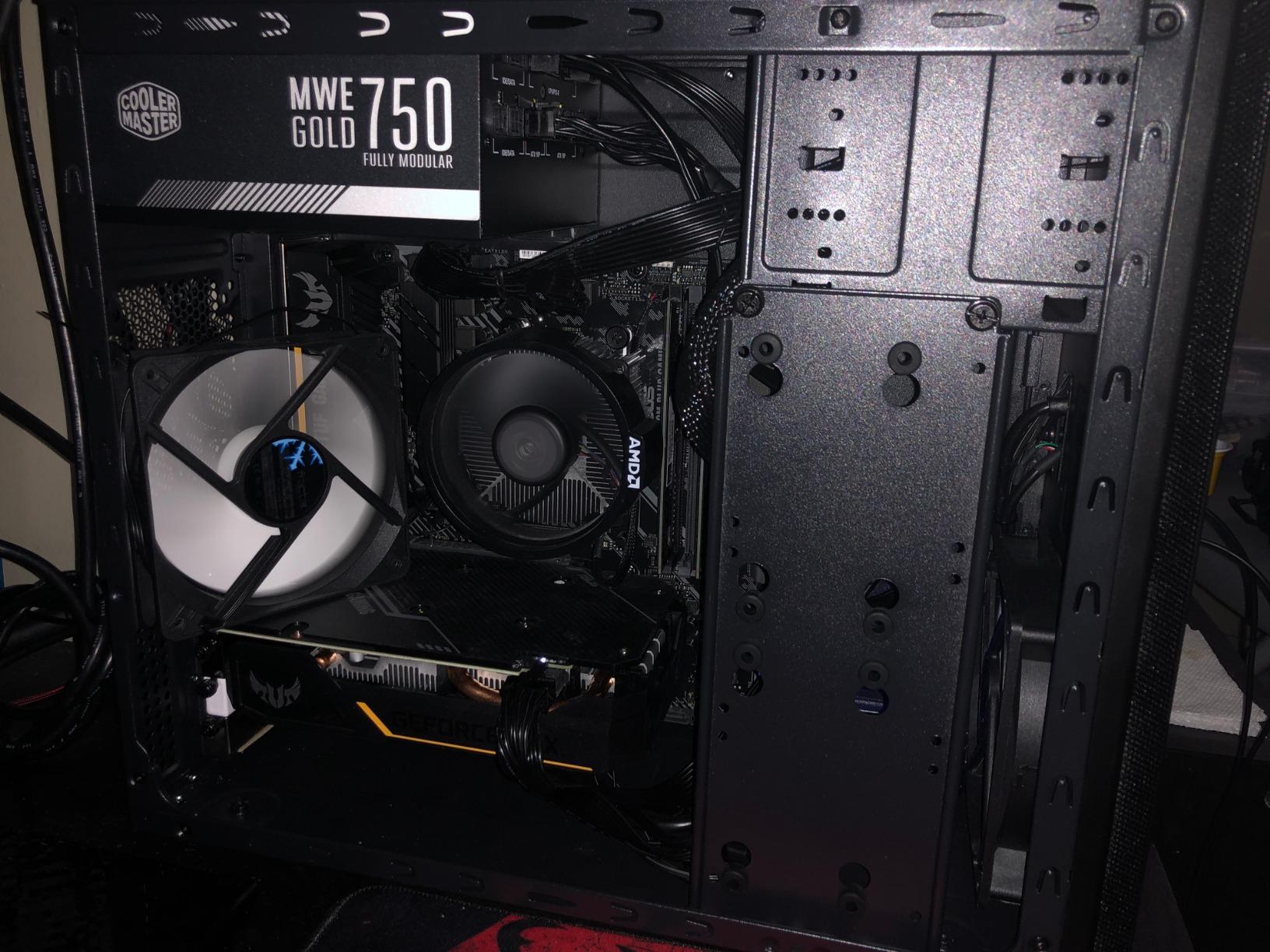 Fractal Design Core 1100 - Mini Tower Computer Case - mATX - High Airflow and Cooling - 1x 120mm Silent Fan Included - Brushed Aluminium - Black customer photo 2