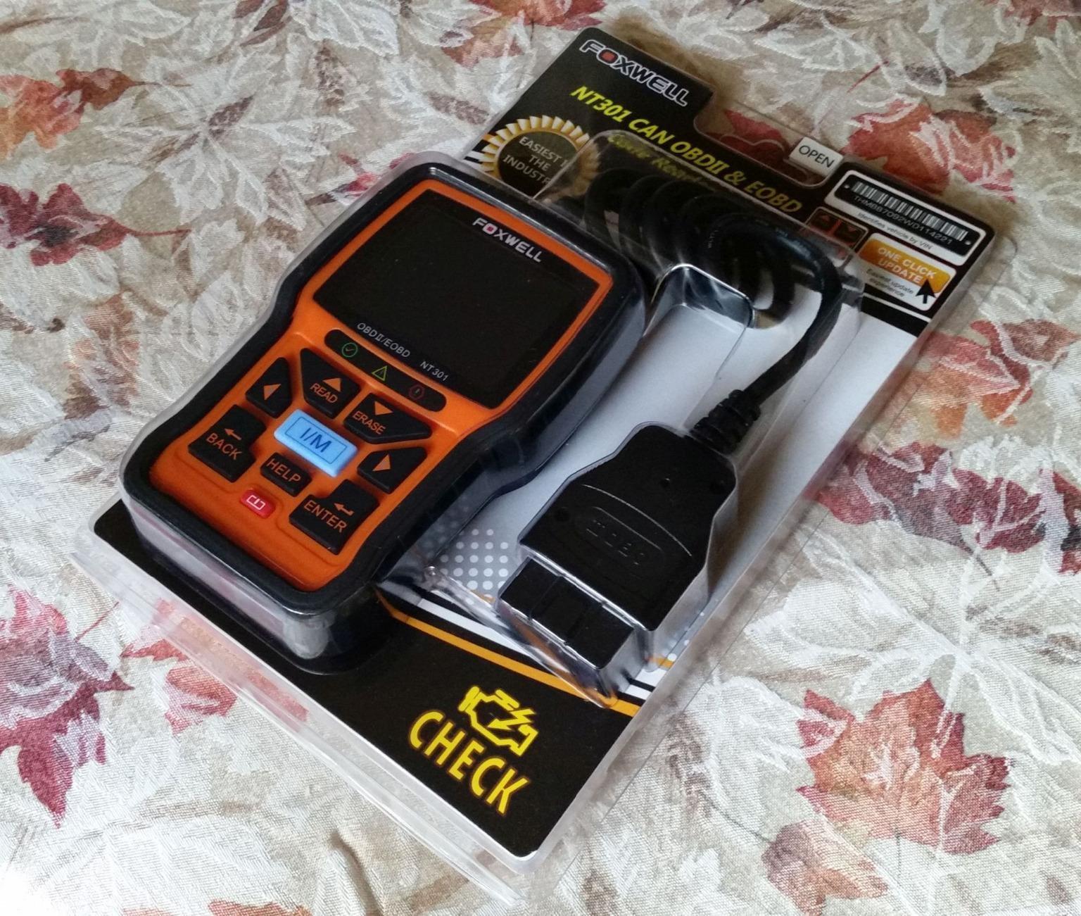 FOXWELL NT301 OBD2 Scanner Live Data Professional Mechanic OBDII Diagnostic Code Reader Tool customer photo 2
