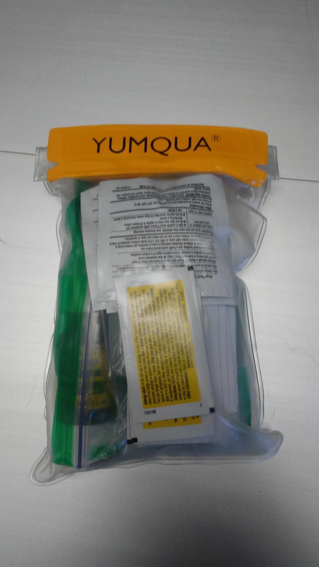 YUMQUA Clear Waterproof Bag, Waterproof Document Pouch Passport Holder Water Tight Map Case Waterproof Pouch Water Proof Small Dry Bags for Kindle Phone Tablet Camera, Kayak Boat PaddleBoard customer photo 2