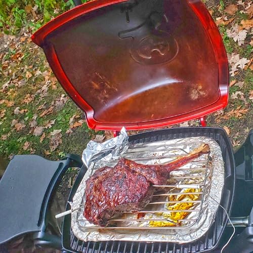 Weber Q1200 Liquid Propane Portable Gas Grill, Red - 1‑Burner Travel and Camping Grill with Cast‑Iron Grates & Electronic Ignition (8,500 BTU Burner) customer photo 2