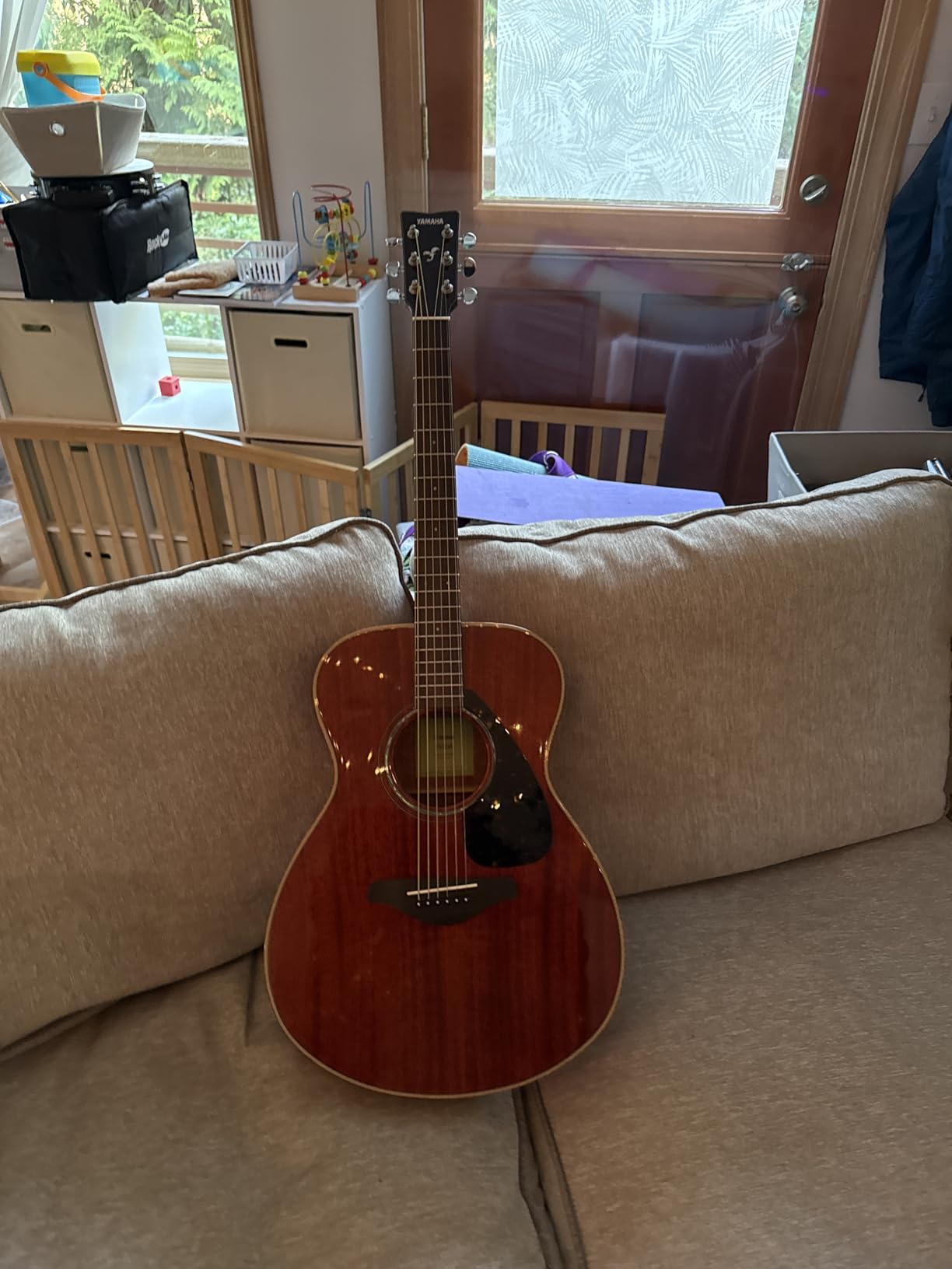 Yamaha FS850 Small Body Solid Top Acoustic Guitar - Mahogany customer photo 1