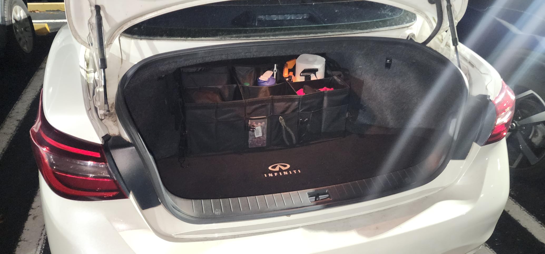 FORTEM Trunk Organizer For SUV Car Trunk Organizer, Foldable Storage, 600D Oxford, Non Slip Bottom, Straps, Soft Cover (50L) customer photo 1