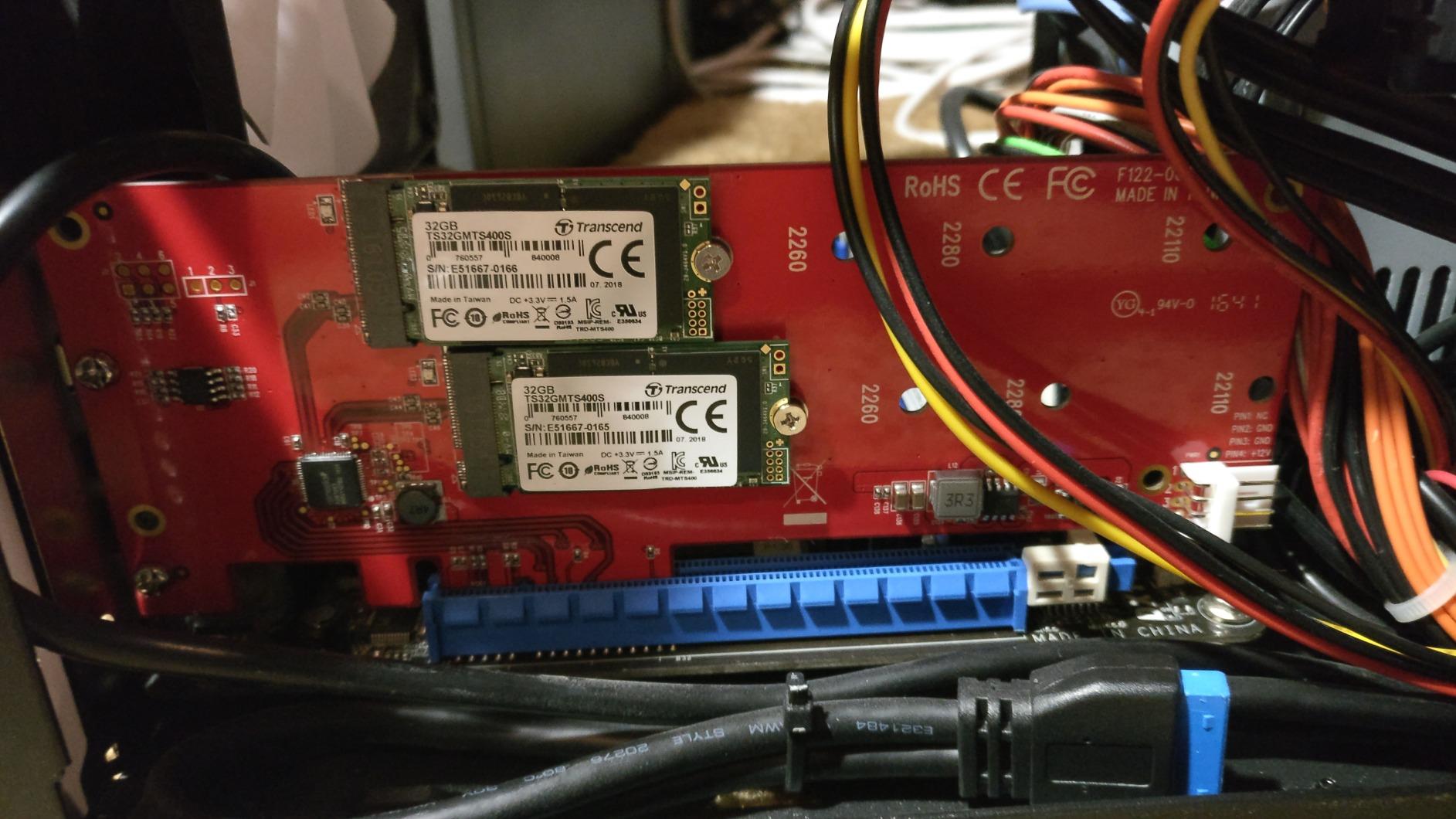 StarTech.com M2 PCIe SSD Adapter - x4 PCIe 3.0 NVMe / AHCI / NGFF / M-Key - Low Profile and Full Profile - SSD PCIe M.2 Adapter (PEX4M2E1) customer photo 1