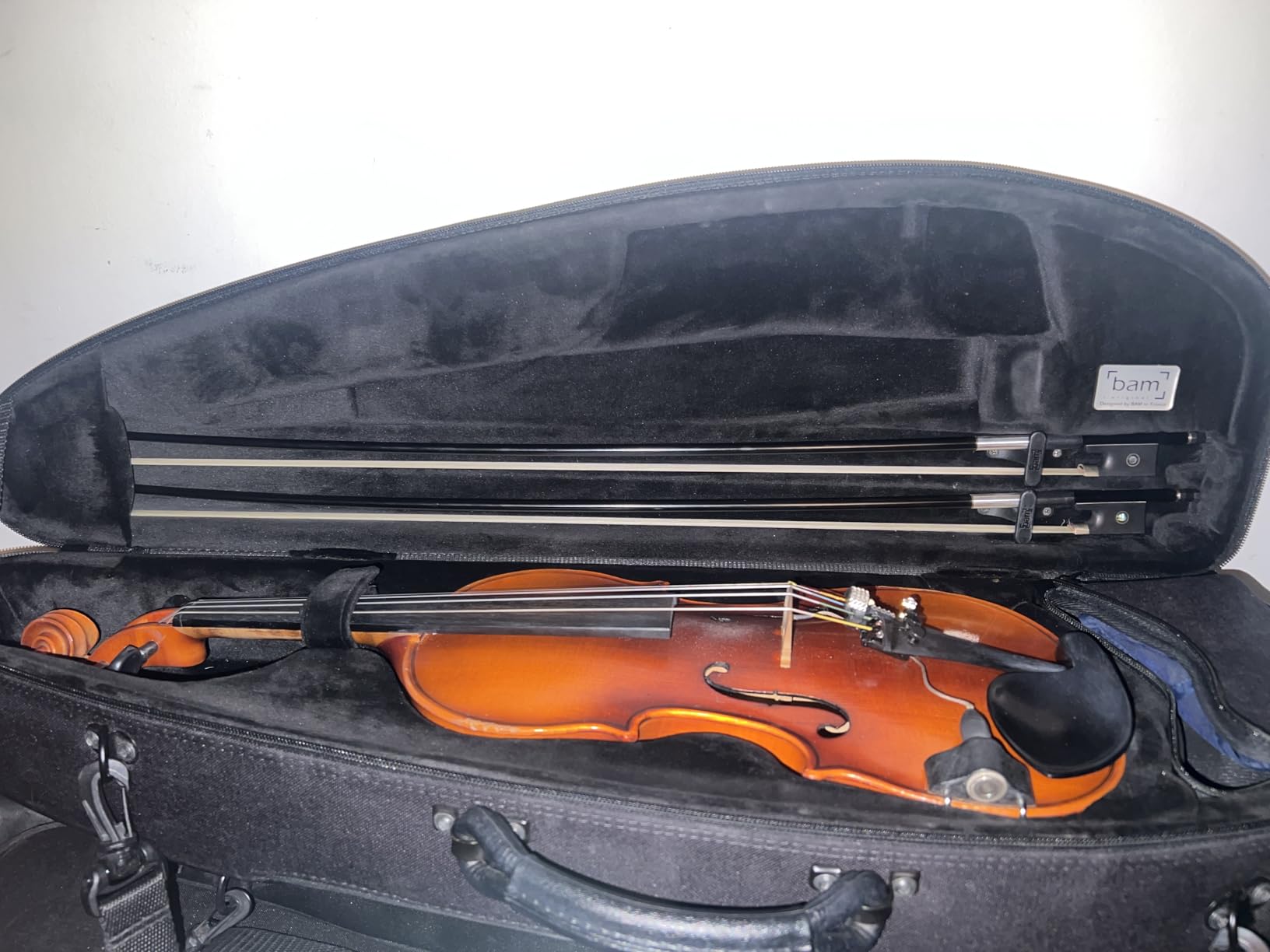 Kmise Carbon Fiber Violin Bows: Lightweight Violin Bow 4/4, Anti-Deformation Full Size Fiddle Bow customer photo 2