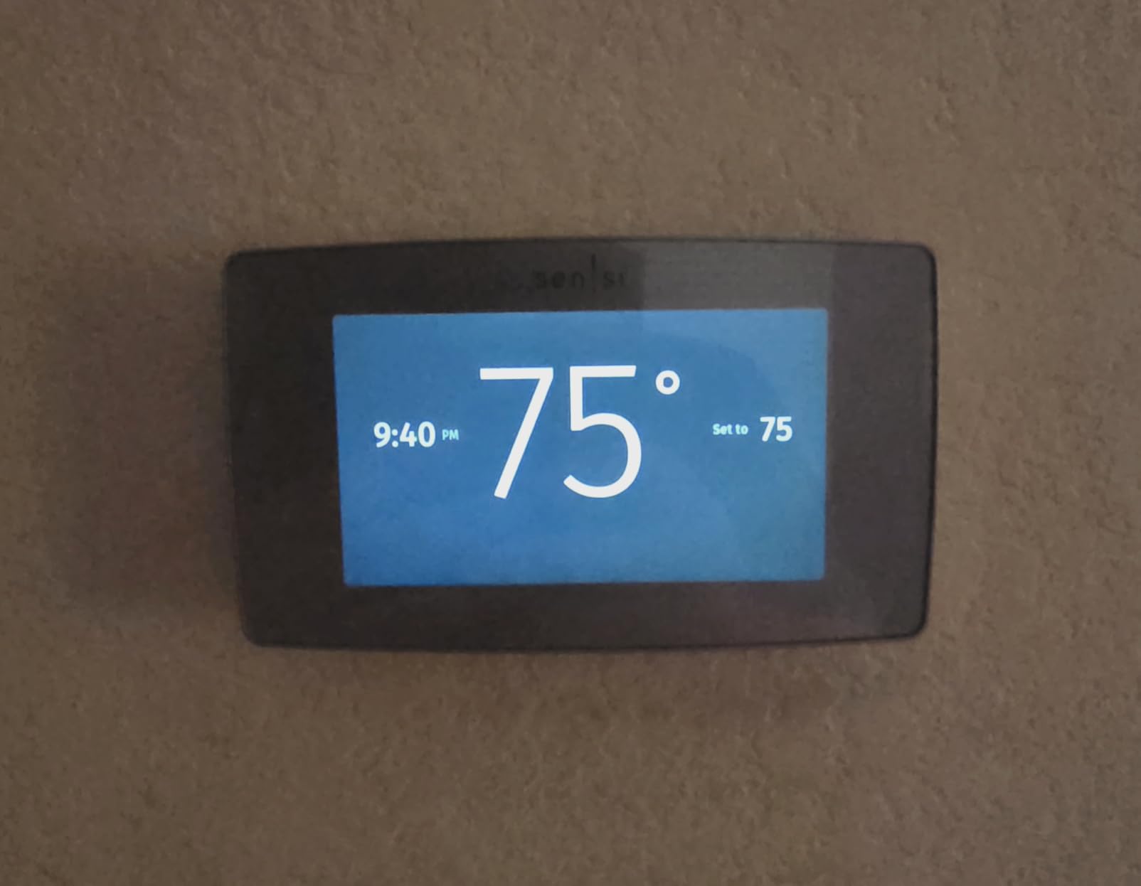 Sensi Touch Smart Thermostat by Emerson with Touchscreen Color Display, Programmable, Wi-Fi, Mobile App, Easy DIY, Works with Alexa, Energy Star Certified, ST75 customer photo 1