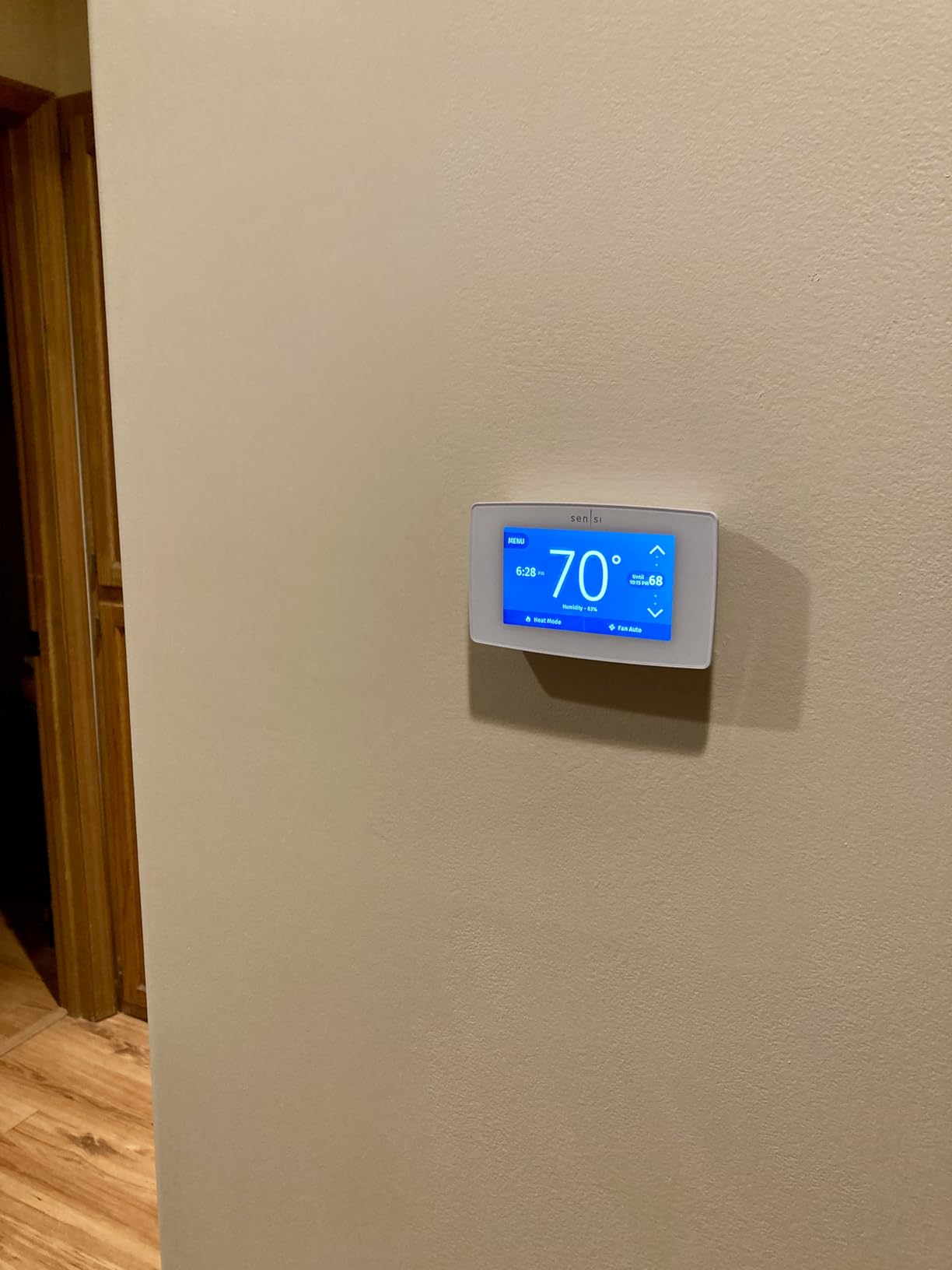 Sensi Touch Smart Thermostat by Emerson with Touchscreen Color Display, Programmable, Wi-Fi, Mobile App, Easy DIY, Works with Alexa, Energy Star Certified, ST75 customer photo 2
