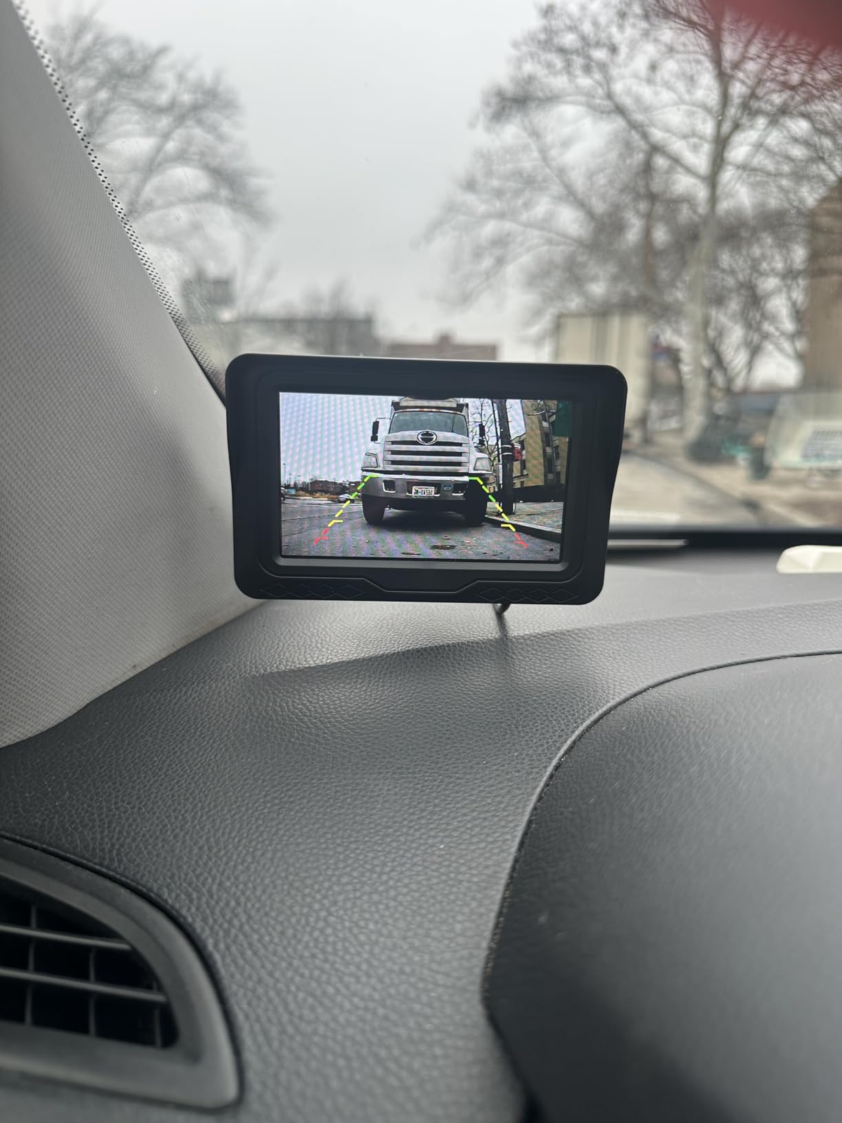 HD 1080P Backup Camera Plug & Play: Easy to Install in 15 Minutes Starlight Night Vision for Backing Up Safely in the Dark - Real-time Image Zero lag Rear View Camera with Monitor for Cars Trucks SUVs customer photo 2
