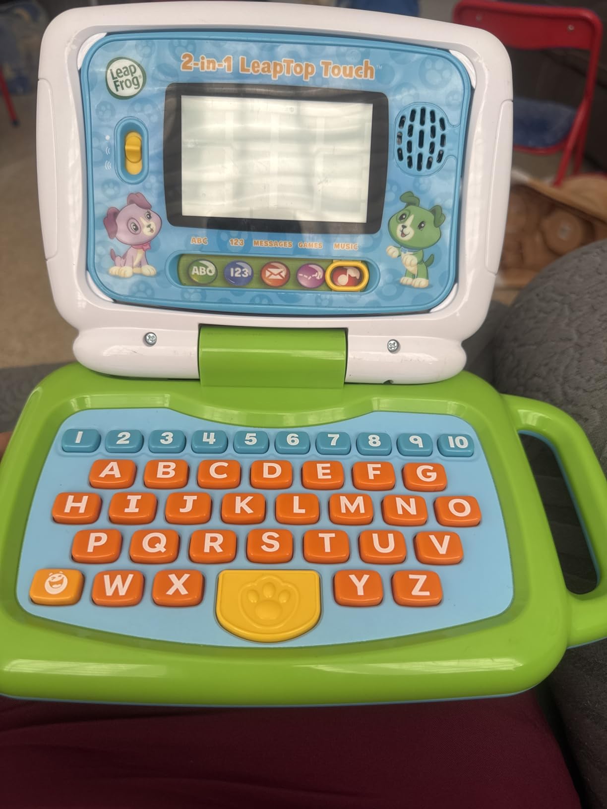 LeapFrog 2-in-1 LeapTop Touch, Green customer photo 2