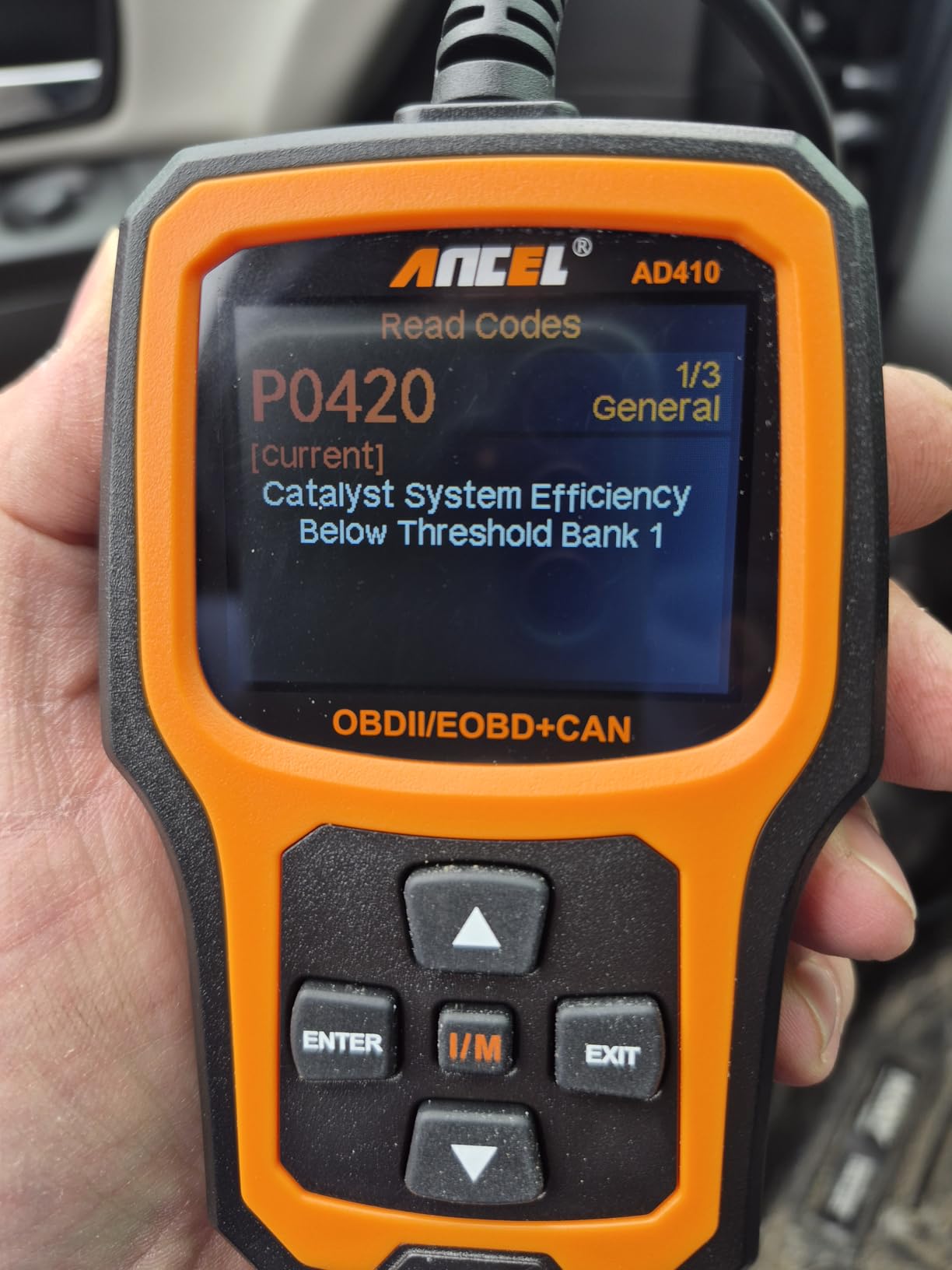 ANCEL AD410 Enhanced OBD2 Scanner, Vehicle Code Reader for Check Engine Light customer photo 1