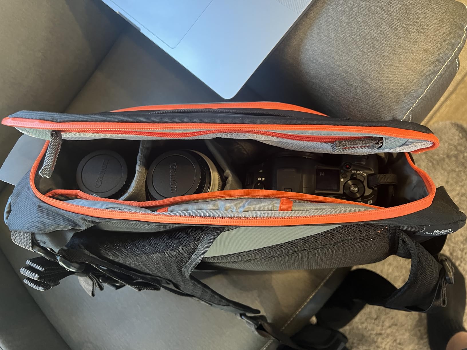 Think Tank MindShift PhotoCross 13 Sling Bag for DSLR and Mirrorless Camera, 11 Liters (Orange Ember) customer photo 2