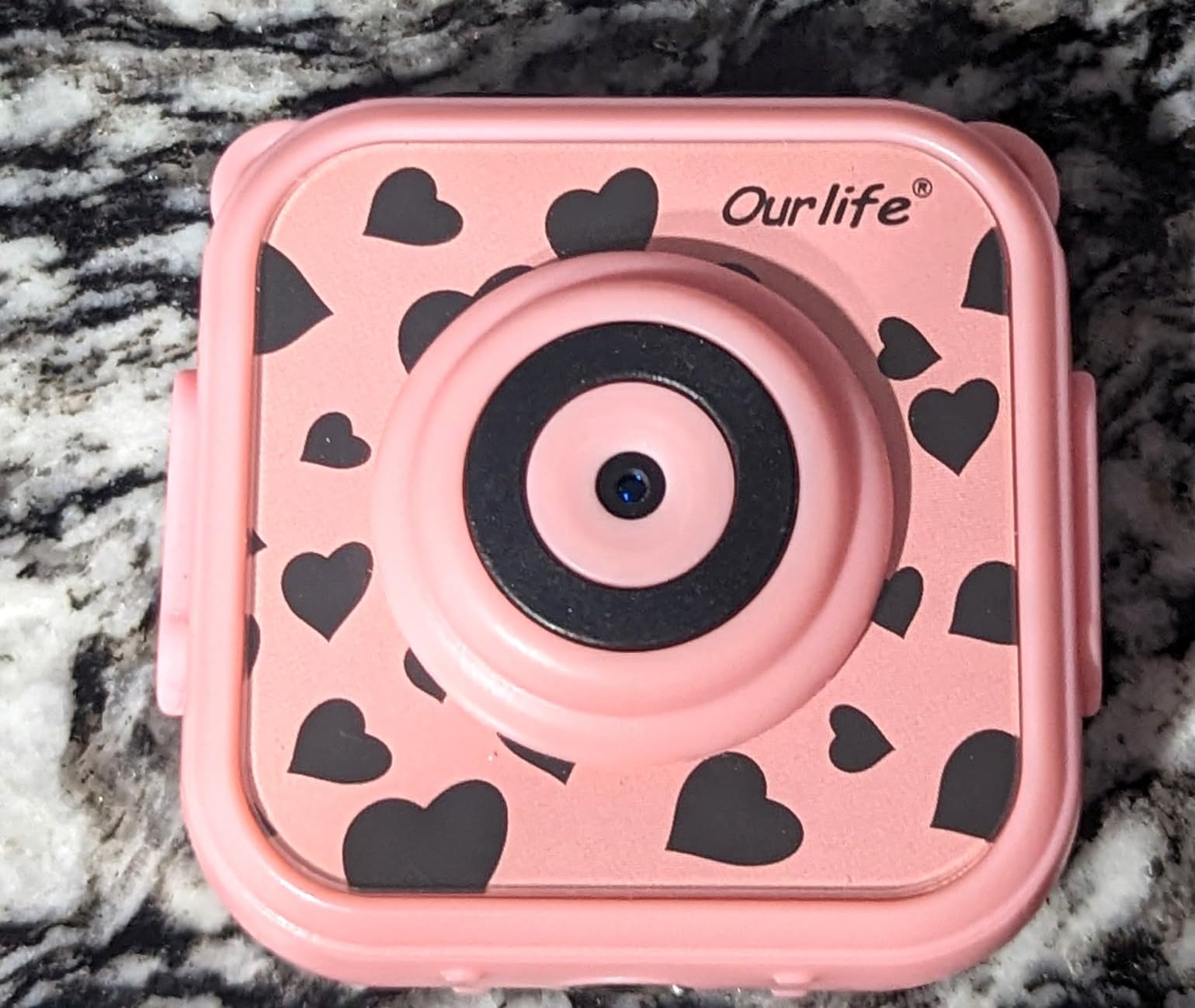 Ourlife Kids Waterproof Camera, Kids Camera for 13+ Year Old Boys Girls Christmas Birthday Gifts for Kids Underwater Sports Camcorder 1.77 Inch Screen with 8GB Card (Pink) customer photo 2