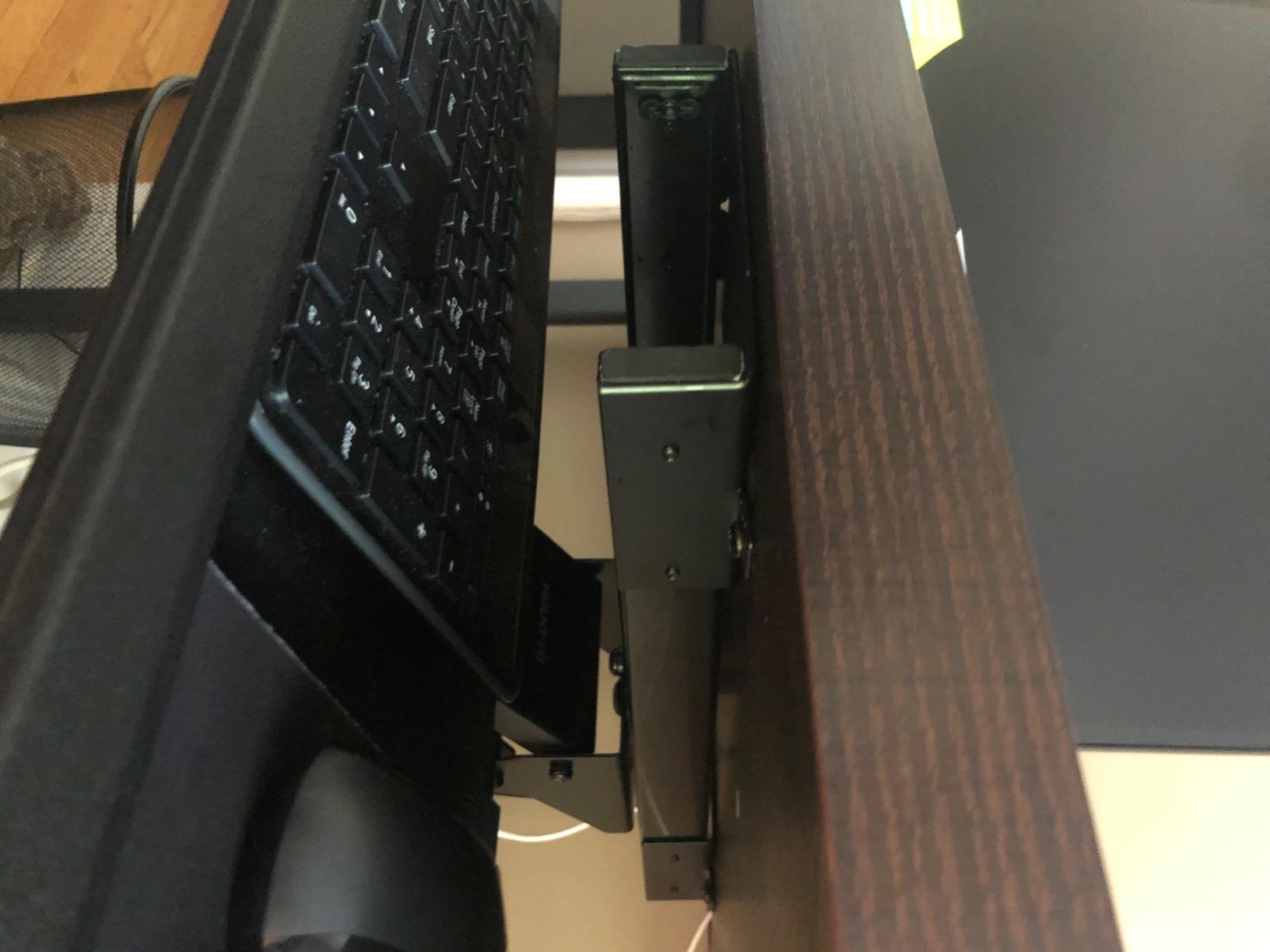 Mount-It! Keyboard Tray Under Desk, Full Motion Computer Keyboard and Mouse Tray, Slide Out Ergonomic Keyboard Drawer with Gel Wrist Pad, 26