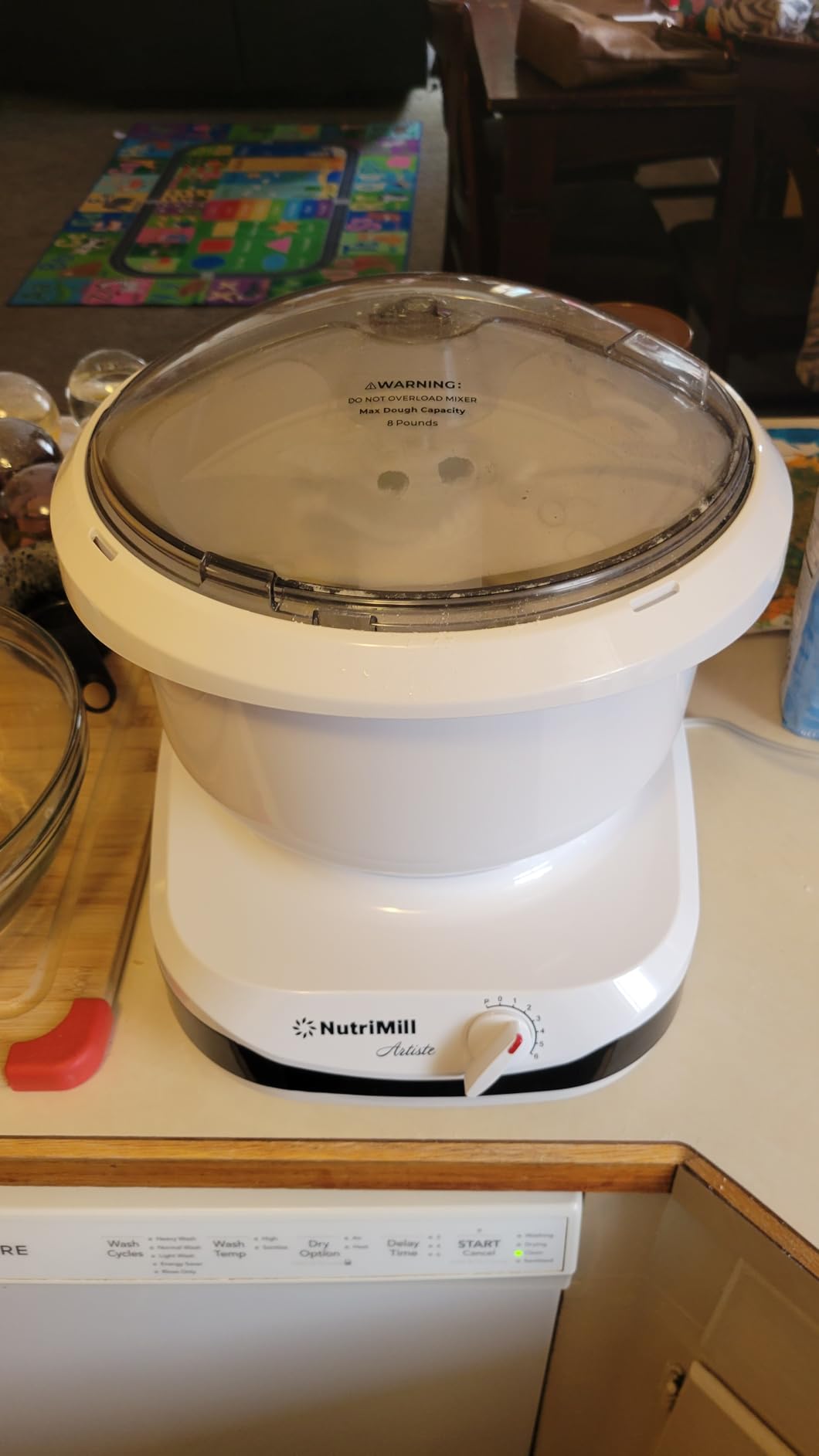 Hamilton Beach Artiste Kitchen Electric Stand Mixer 500 Watt 6.5 Quart Bowl with Dough Hook & Wire Whips (Black Trim) customer photo 1