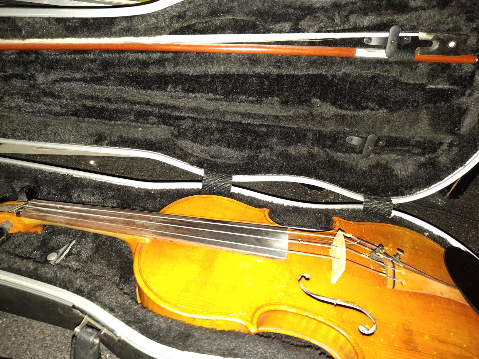 AMZZ Professional 4/4 Full Size Violin Bow - Brazilwood with Ebony Frog & White Horsehair customer photo 1
