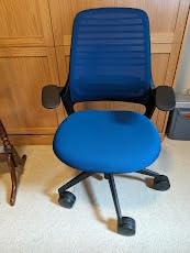 Steelcase Series 1 Office Chair - Ergonomic Work Chair with Wheels for Carpet - Helps Support Productivity - Weight-Activated Controls, Back & Arm Support - Easy Assembly - Licorice customer photo 1