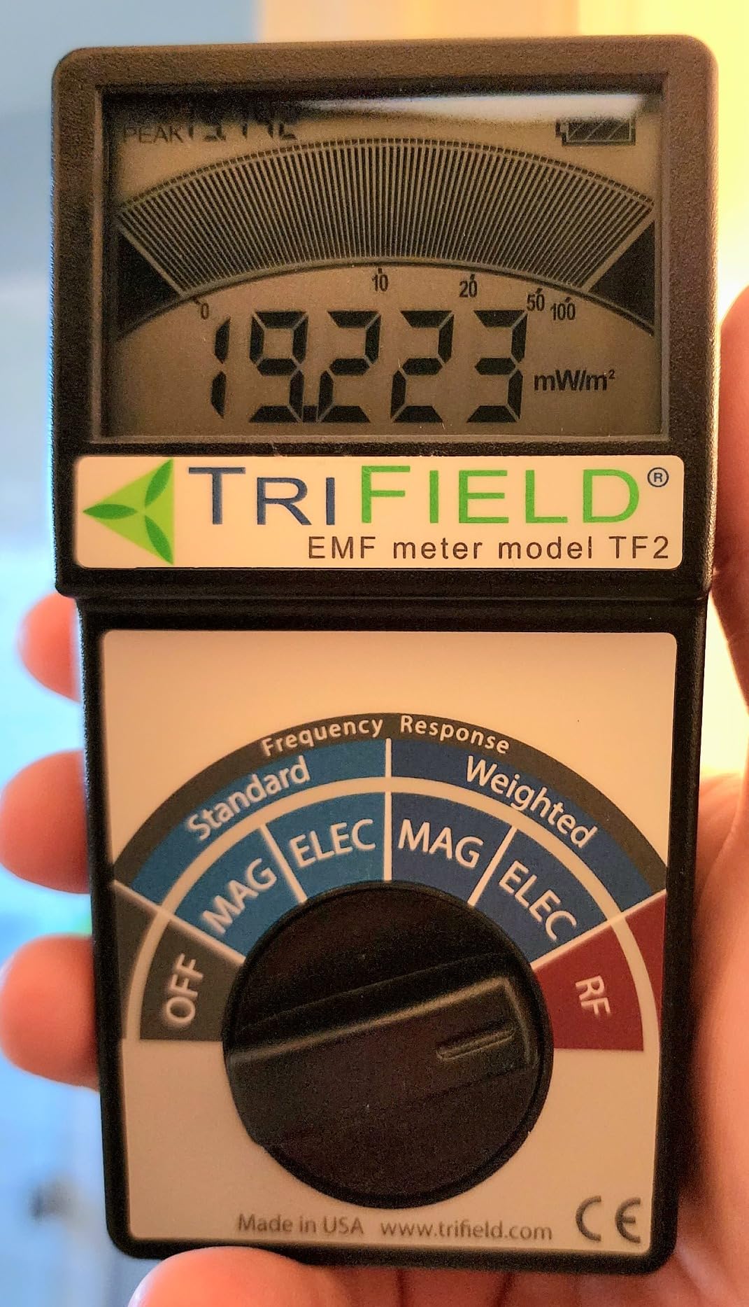 TriField EMF Meter Model TF2 - Made in USA - #1 Handheld EMF Detector for Magnetic/Electric/Radio Fields with Unlimited Free Support in The U.S. customer photo 1