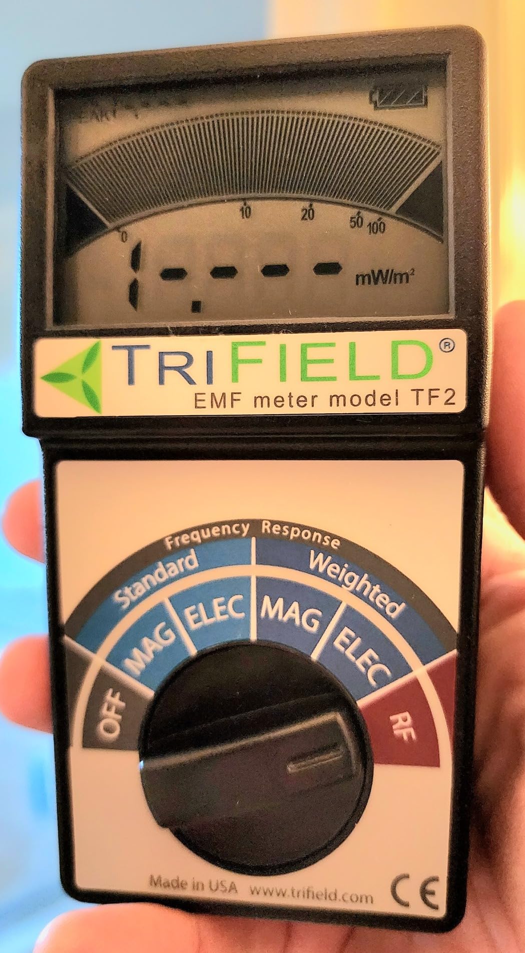 TriField EMF Meter Model TF2 - Made in USA - #1 Handheld EMF Detector for Magnetic/Electric/Radio Fields with Unlimited Free Support in The U.S. customer photo 2