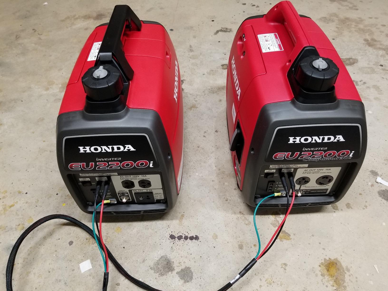 Honda EU2200IC 2200-Watt Companion Super Quiet Portable Inverter Generator customer photo 2