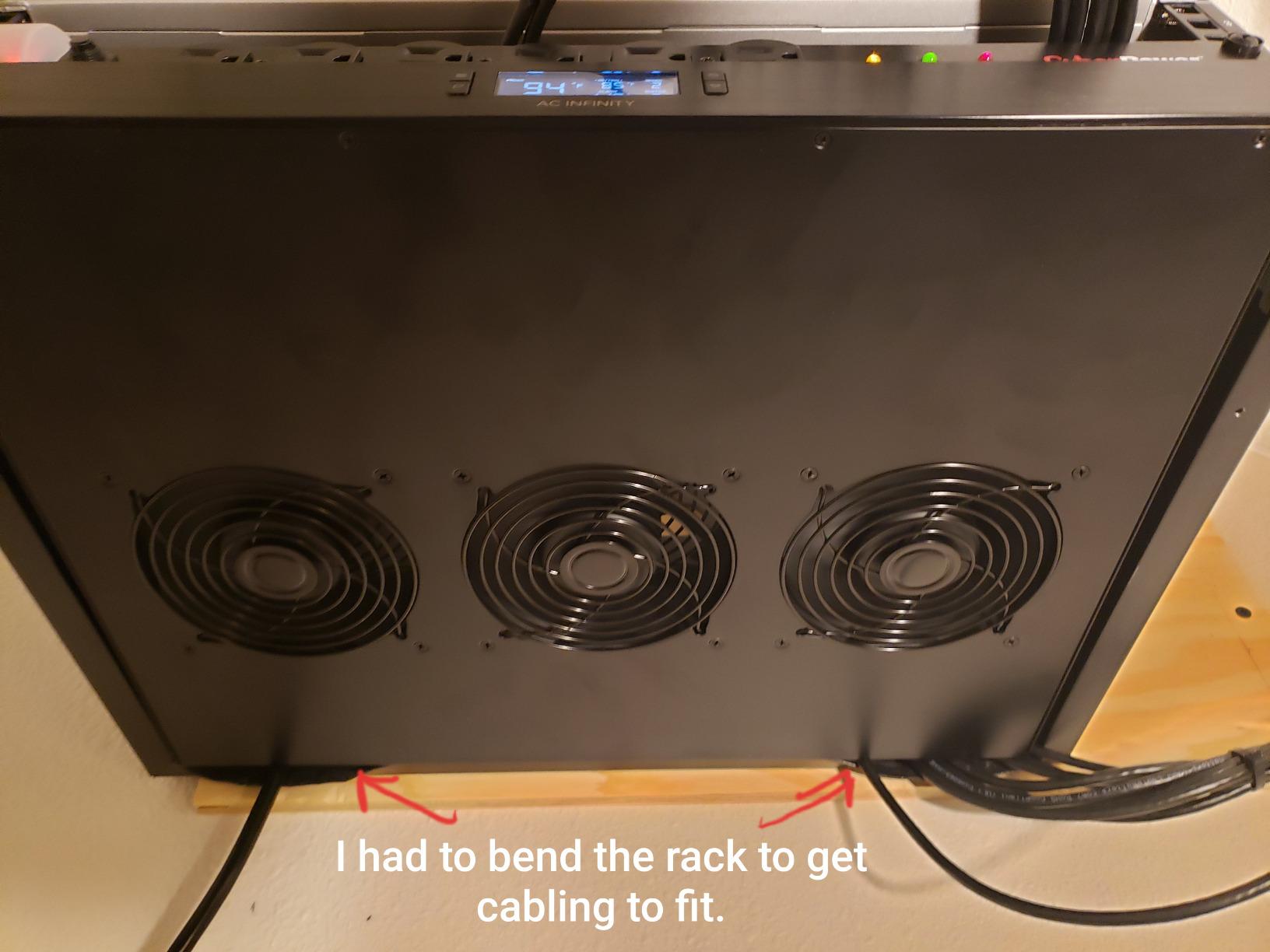 AC Infinity CLOUDPLATE T2, Rack Mount Fan 1U, Top Exhaust Airflow, for Cooling AV, Home Theater, Network 19