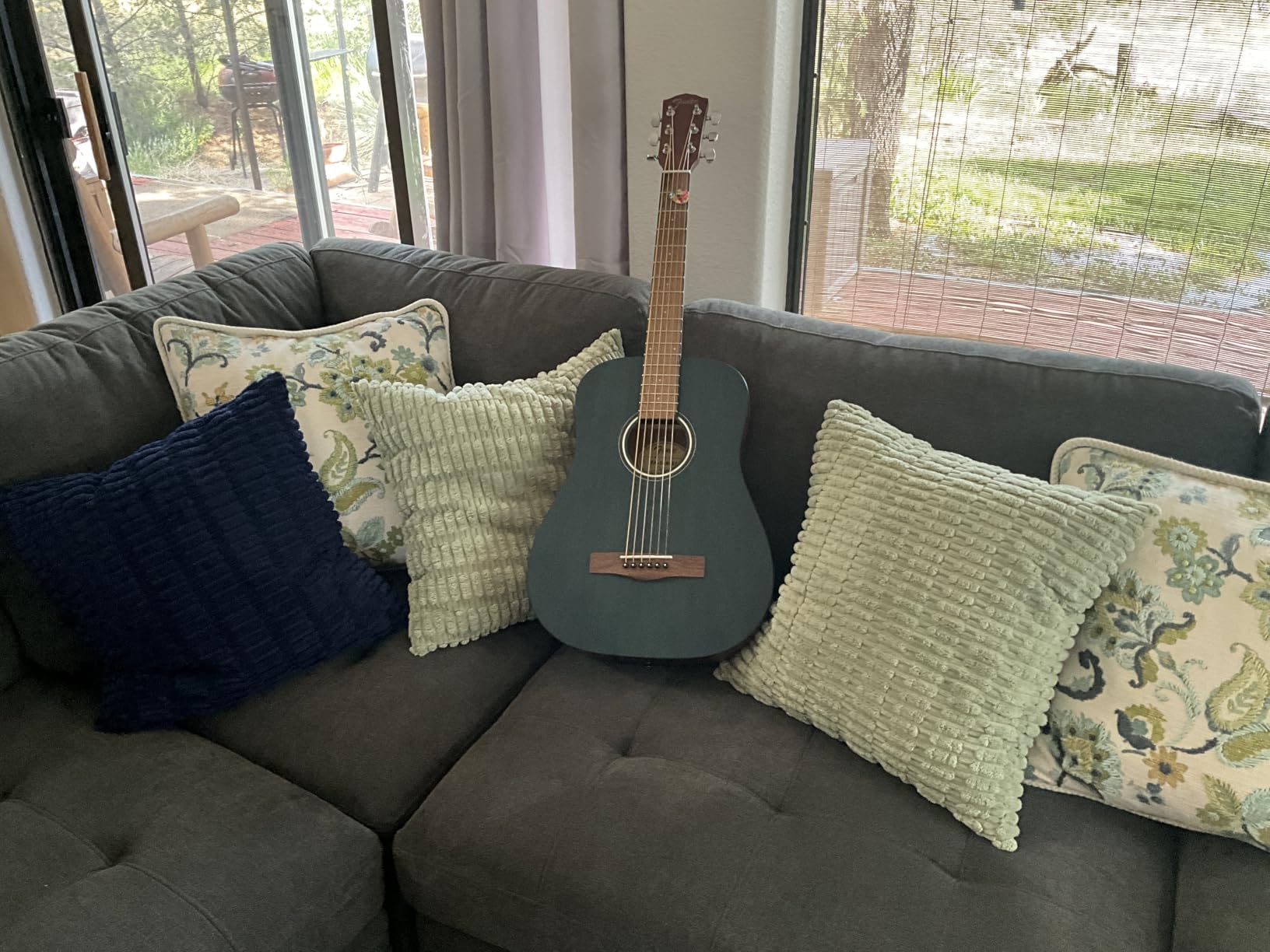 Fender FA-15 3/4 Scale Steel String Acoustic Guitar, with 2-Year Warranty, Natural, with Gig Bag customer photo 2