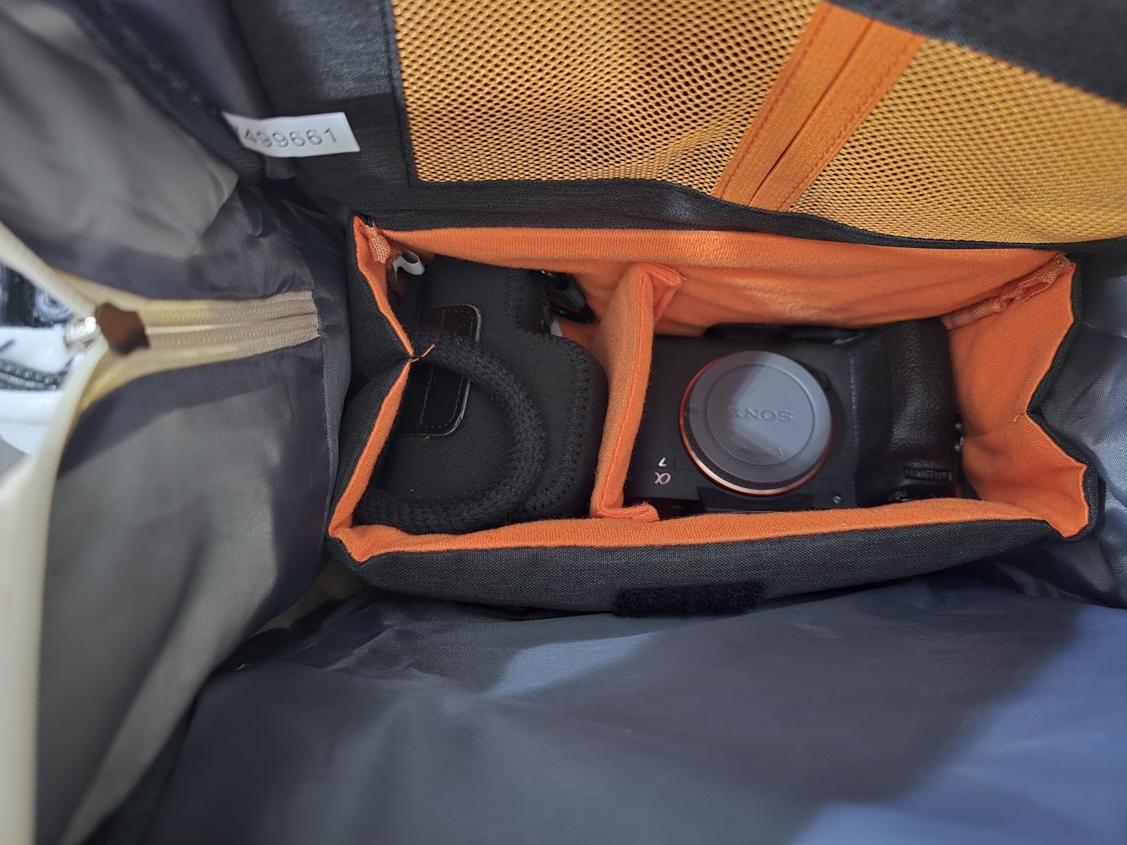 BAIGIO Camera Insert Bag Camera Cube Foldable Camera Bag Insert with Handle DSLR SLR Camera Insert for Backpack Shockproof and Water-resistant Protective Camera Inner Organizer customer photo 1