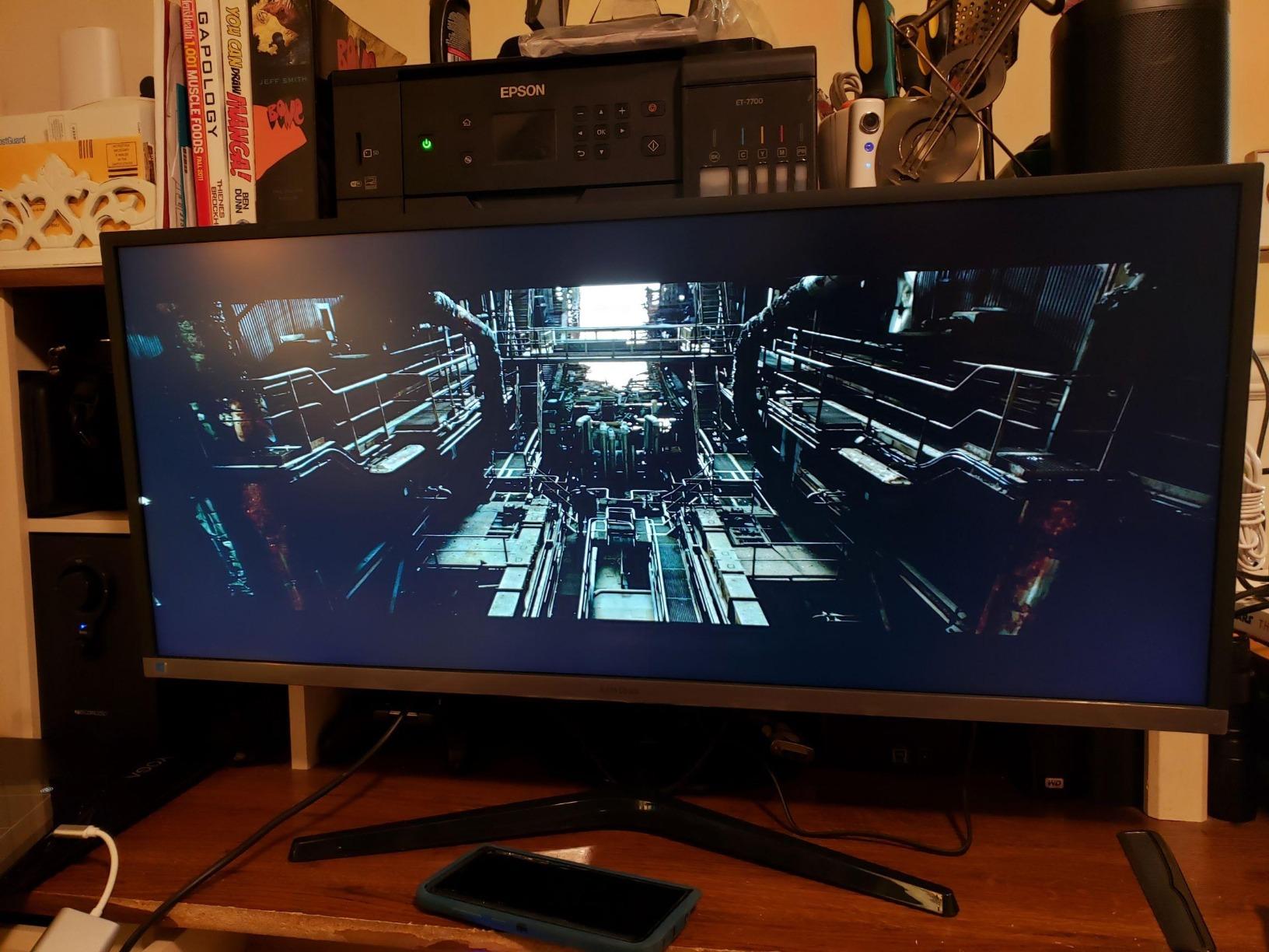 SAMSUNG 34-Inch SJ55W Ultrawide Gaming Monitor (LS34J550WQNXZA) customer photo 1