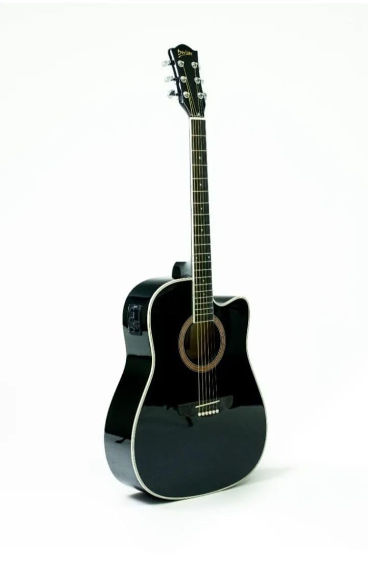 Ashthorpe Full-Size Cutaway Thinline Acoustic-Electric Guitar Package - Premium Tonewoods - Natural customer photo 1