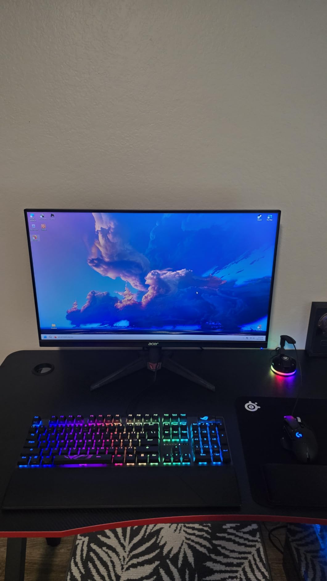 SteelSeries QcK Gaming Mouse Pad - Medium RGB Prism Cloth - Optimized For Gaming Sensors customer photo 2