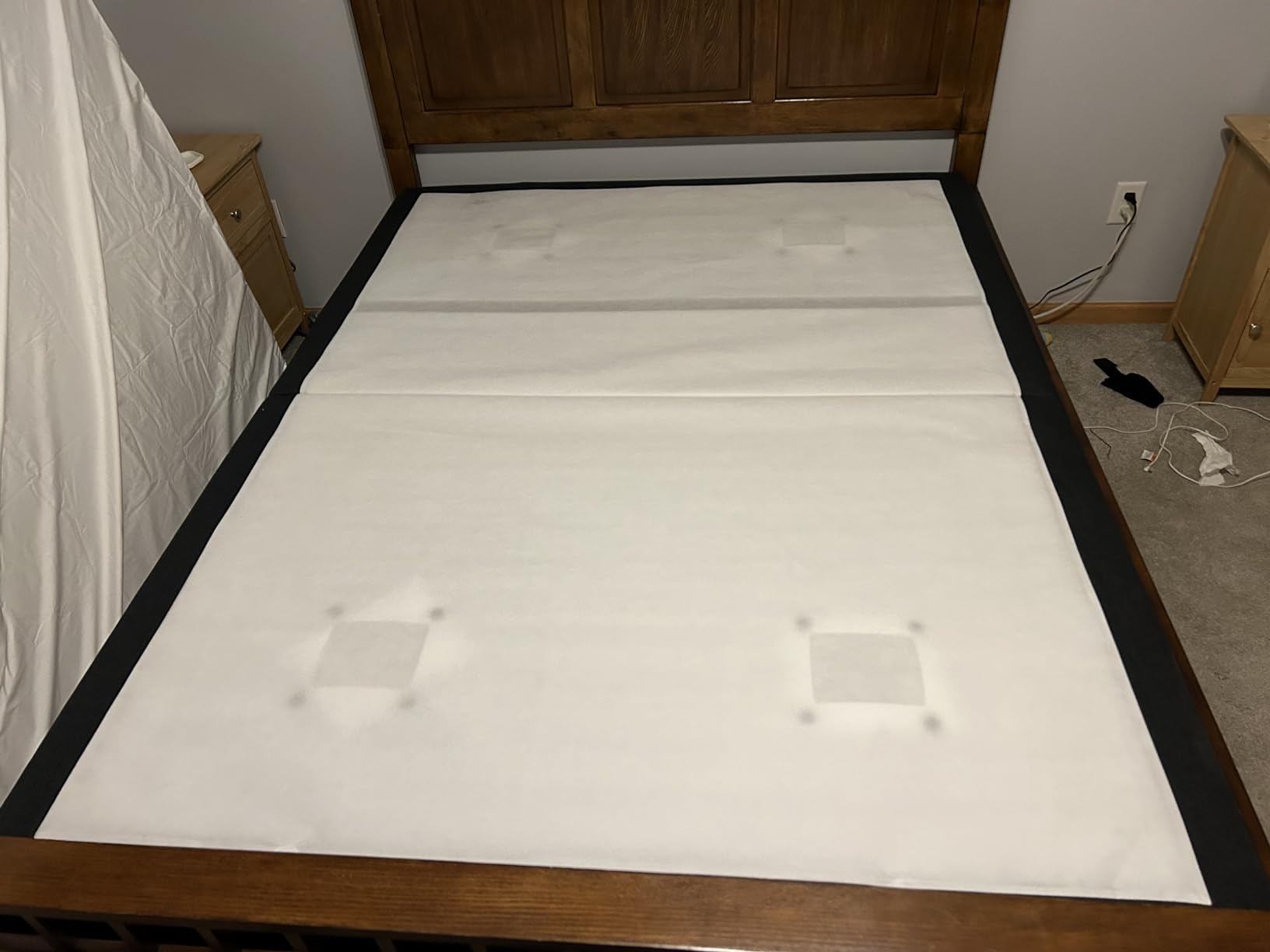 Blissful Nights z4 Adjustable Bed Frame for Storage Beds with Massage Anti-Snore, Zero G, USB Charging Station, Wireless Remote Head and Foot Incline and No Tools Required Assembly (Split King) customer photo 2