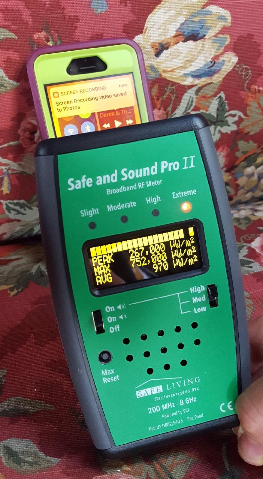 Safe and Sound PRO II Radio Frequency Meter 200MHz - 8GHz customer photo 1