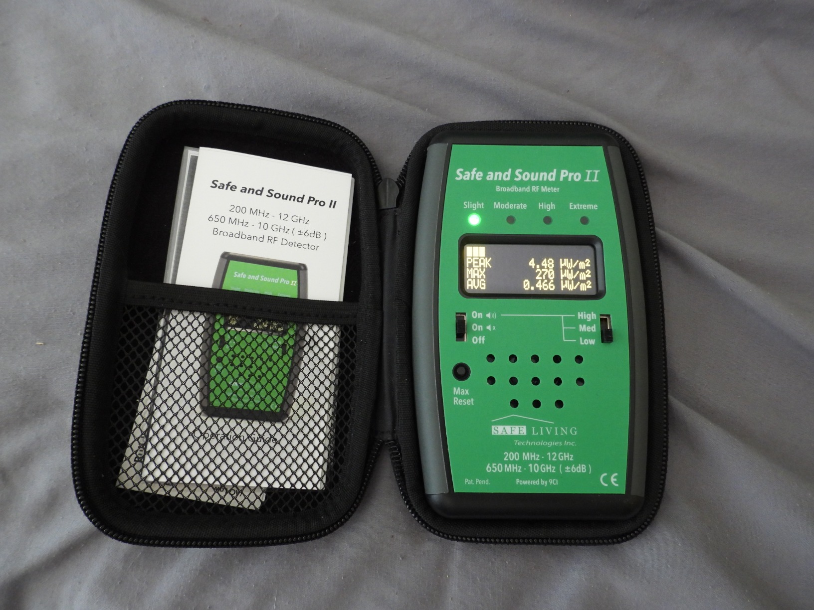 Safe and Sound PRO II Radio Frequency Meter 200MHz - 8GHz customer photo 2