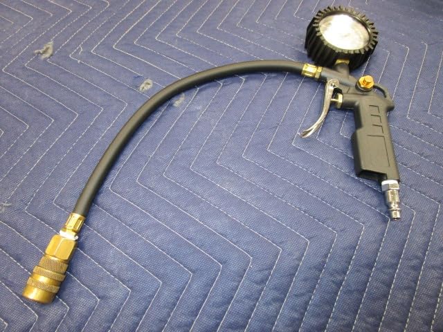 AstroAI Tire Pressure Gauge with Inflator, 100 PSI-ANSI B40.1 Accurate, Large 2.5