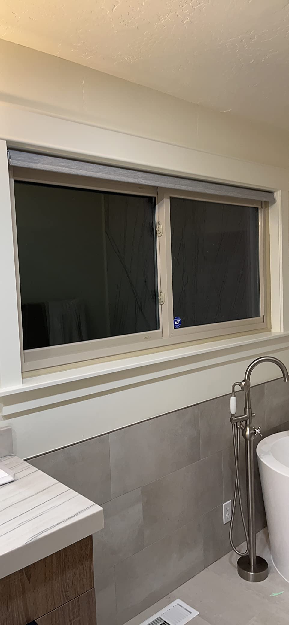Graywind Motorized Light Filtering Shades Compatible with Alexa Google Rechargeable Remote Control Smart Blinds Automatic Window Shade with Valance for Home Office, Custom Size (Linen Beige) customer photo 2