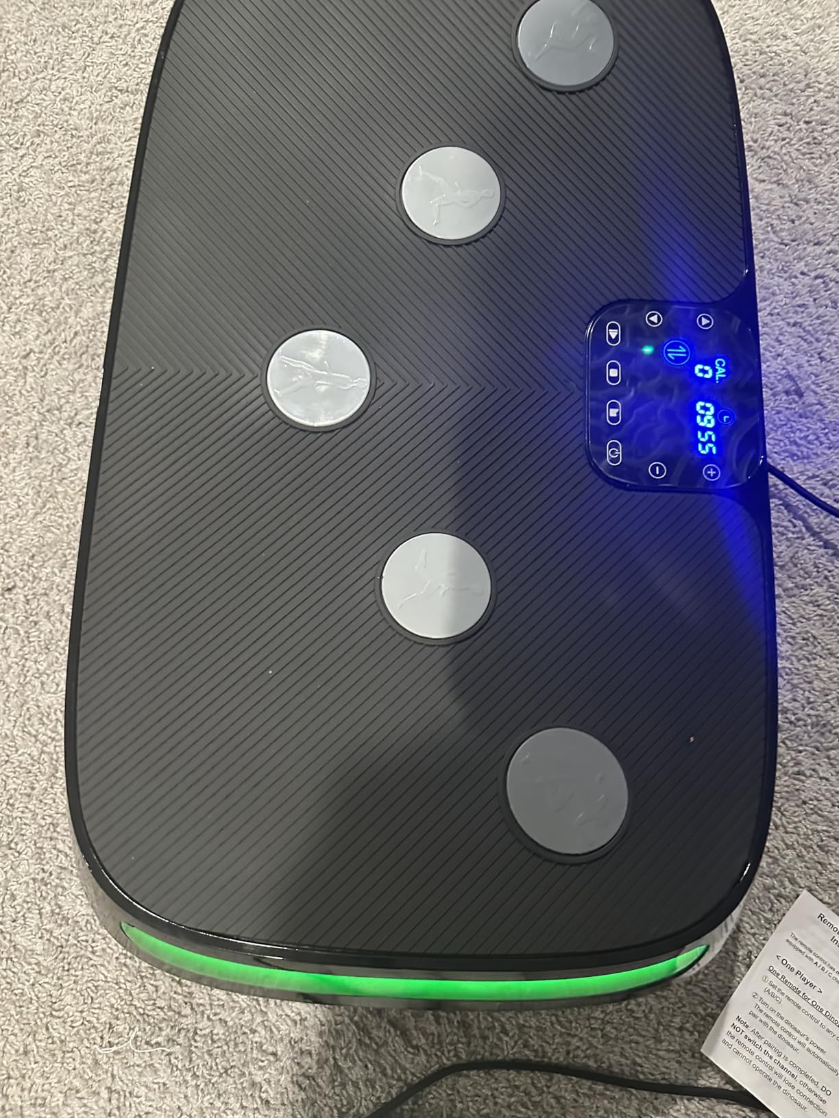 Lifepro Rumblex 4D Curved Vibration Plate Exercise Machine - Triple Motor Vibrating Platform Machine with 7 Modes & 60 Speeds - Full Body Vibration Plate for Lymphatic Drainage & at Home Workout customer photo 1