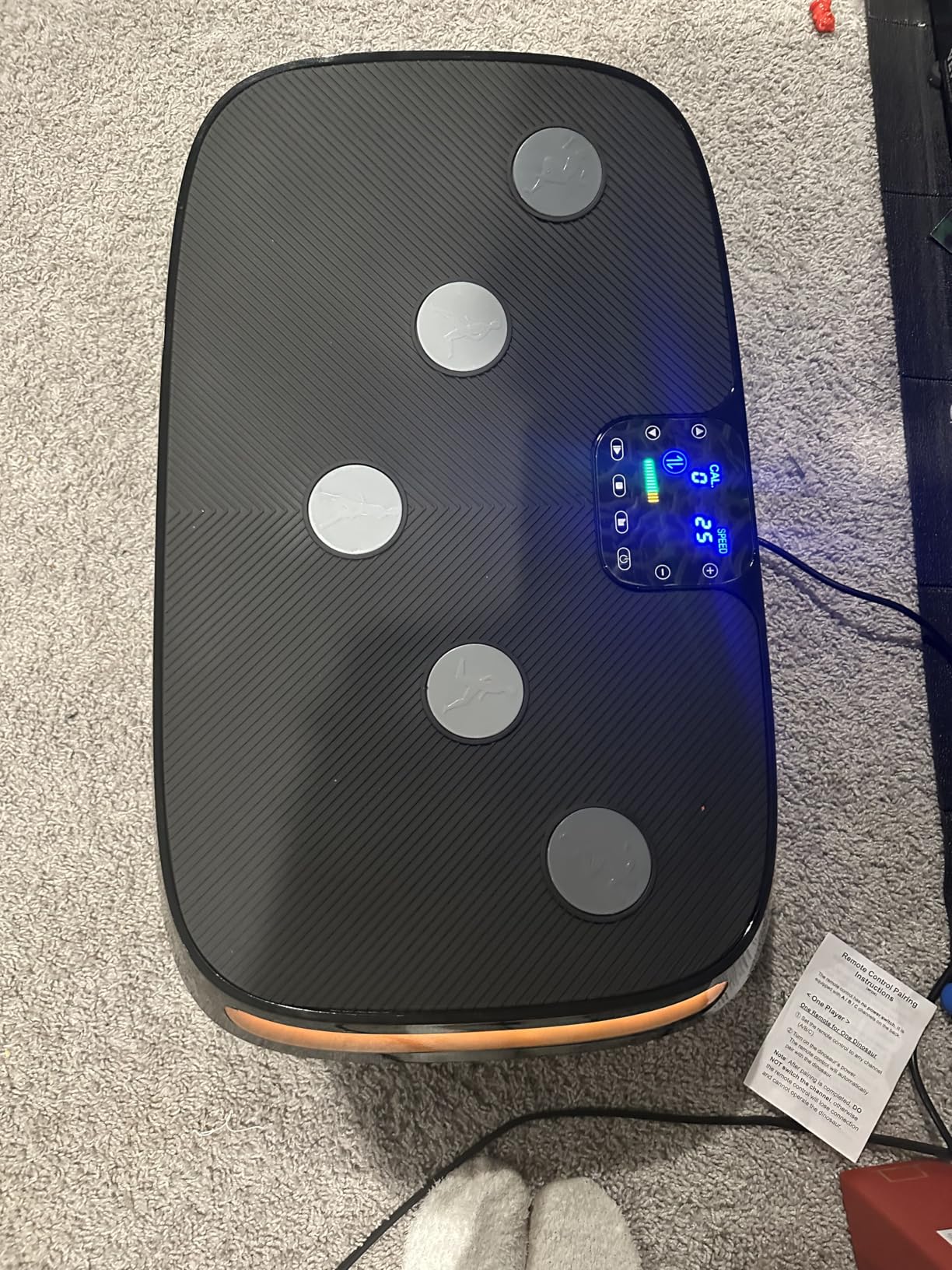 Lifepro Rumblex 4D Curved Vibration Plate Exercise Machine - Triple Motor Vibrating Platform Machine with 7 Modes & 60 Speeds - Full Body Vibration Plate for Lymphatic Drainage & at Home Workout customer photo 2