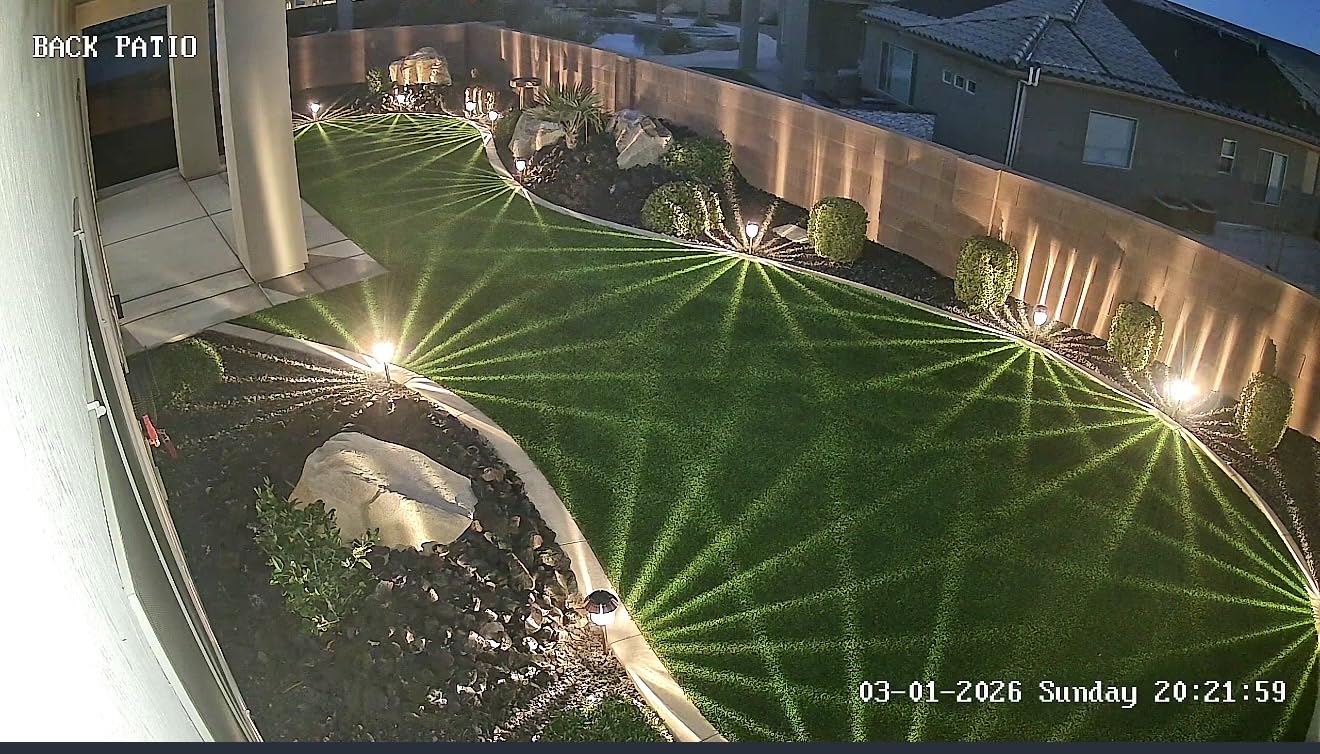 XMCOSY+ Solar Lights Outdoor Waterproof, 4 Pack Solar Lights for Outside, 10-40 LM Dimmable LED Glass Outdoor Solar Lights for Yard Pathway Garden Lawn Driveway Walkway (Warm White) customer photo 2