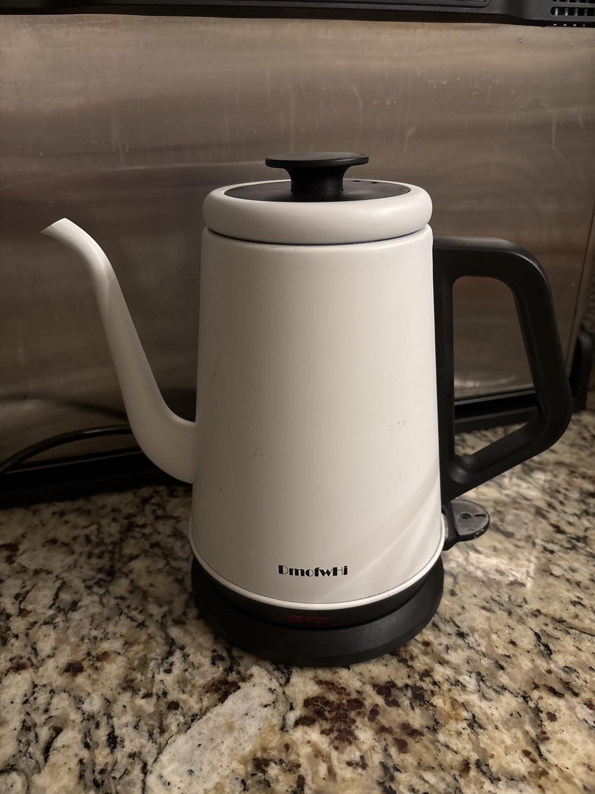 DmofwHi 1000W Gooseneck Electric Kettle (1.0L), 100% Stainless Steel BPA Free Tea Kettle with Auto Shut-Off Protection, Pour Over Coffee Kettle - Copper customer photo 1