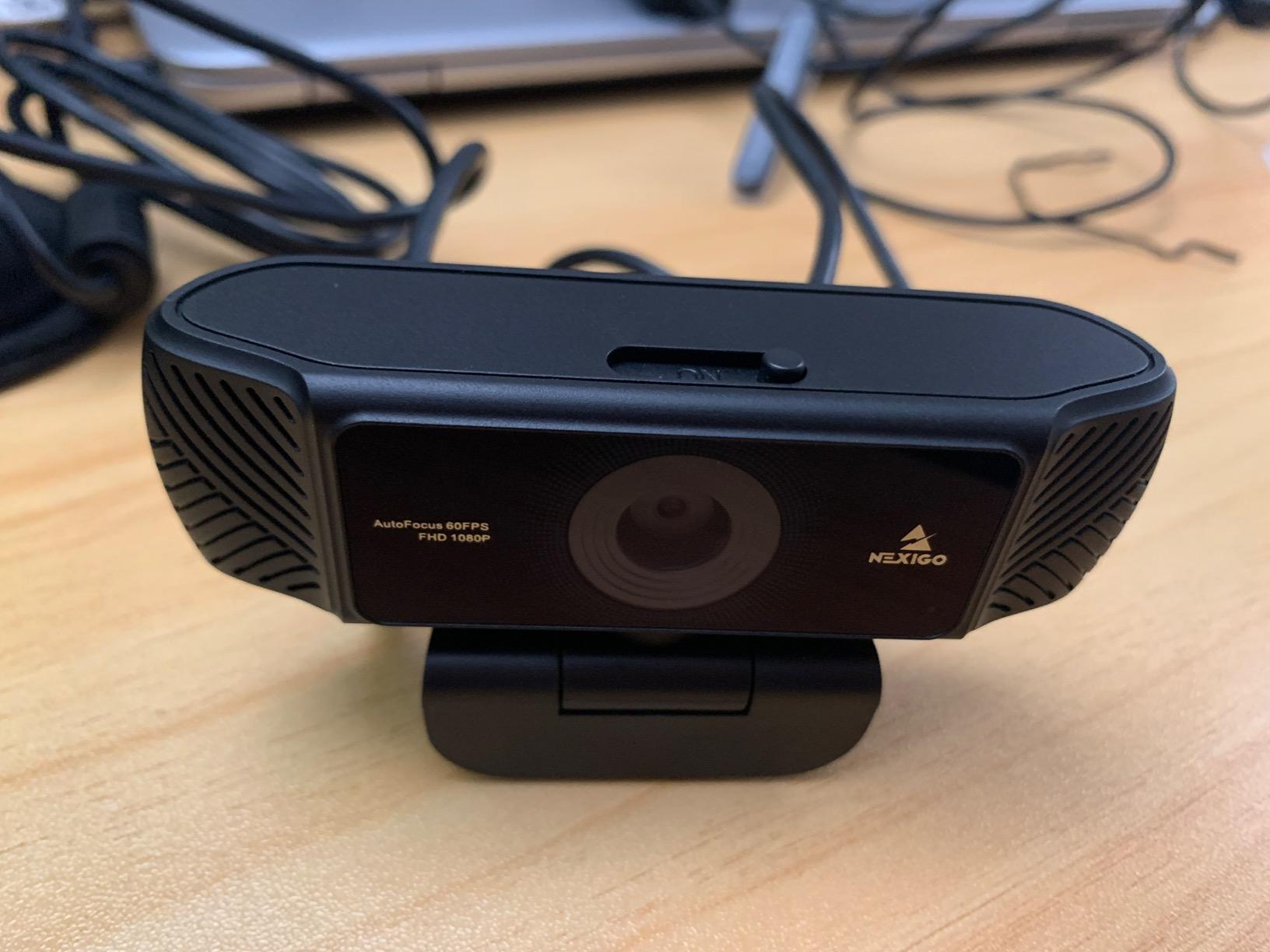 NexiGo N60 1080P Webcam with Microphone, Software Control & Privacy Cover, USB HD Computer Web Camera, Plug and Play, for Zoom/Skype/Teams, Conferencing and Video Calling customer photo 2