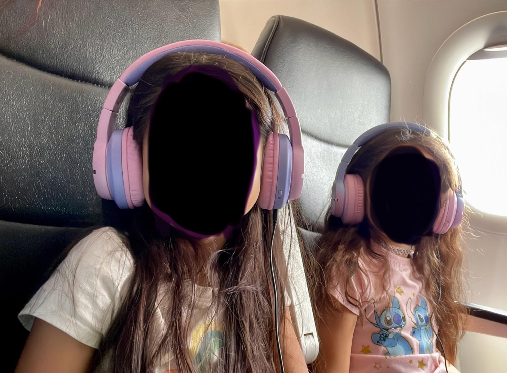 iClever BTH12 Kids Bluetooth Headphones, Colorful LED Lights Kids Headphones Wireless, 74/85dBA Safe Volume, 85H Playtime, Fast Charging, Bluetooth 5.2, Over Ear, Built-in Mic for iPad/Tablet/Airplane, Blue customer photo 1