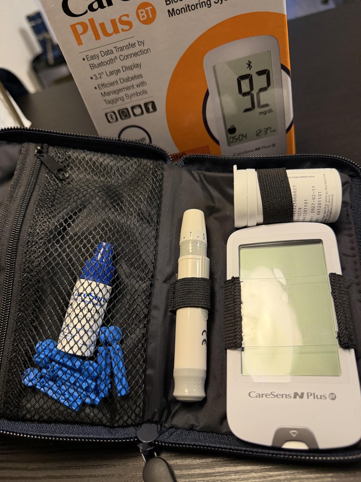 CareSens N Plus Bluetooth Blood Glucose Monitor Kit with 100 Test Strips, 100 Lancets customer photo 1