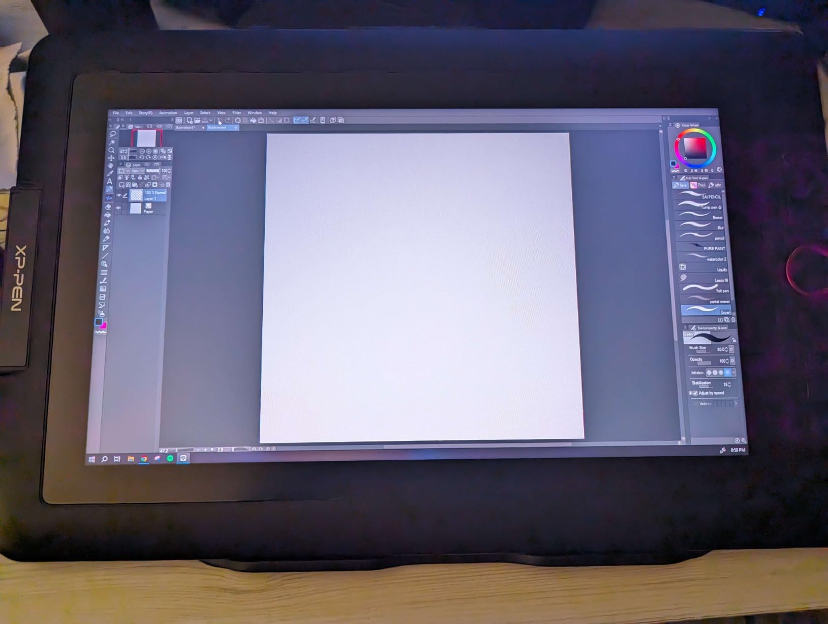 XPPen Artist 24 Pro 2.5K QHD Drawing Tablet with Screen,16.7M Colors Graphics Tablet with 8192 Pen Pressure Battery-Free Tilt Stylus & 20 Shortcut Keys, 23.8