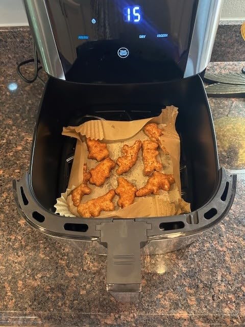 Chefman Air Fryer 8 Qt | TurboFry 4-in-1 with 450°F Hi-Fry Option for Crispier Results | Bake, Dehydrate, Frozen | XL Nonstick Dishwasher-Safe Basket | Stainless Steel customer photo 2
