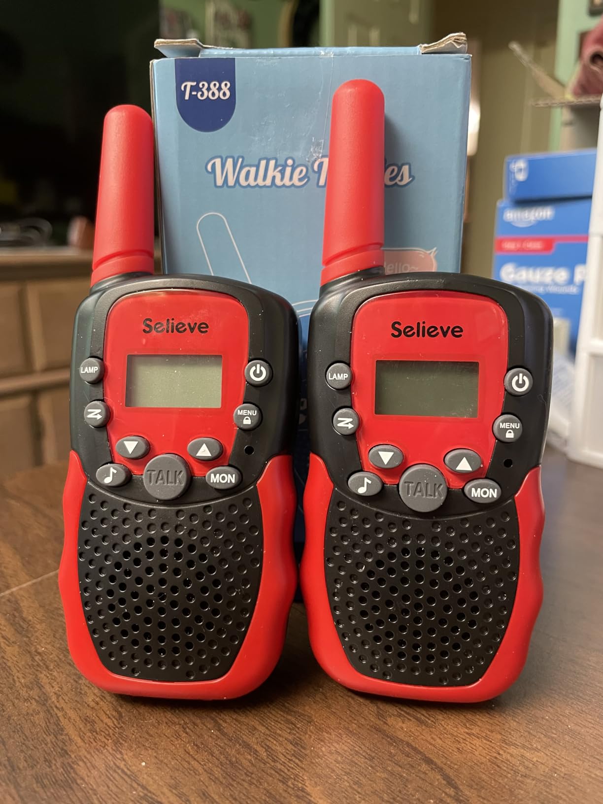 Selieve Toys Walkie Talkies for Kids 22 Channels 2 Way Radio Toy with Backlit LCD Flashlight, 3 Miles Range for Outside, Camping, Hiking customer photo 2