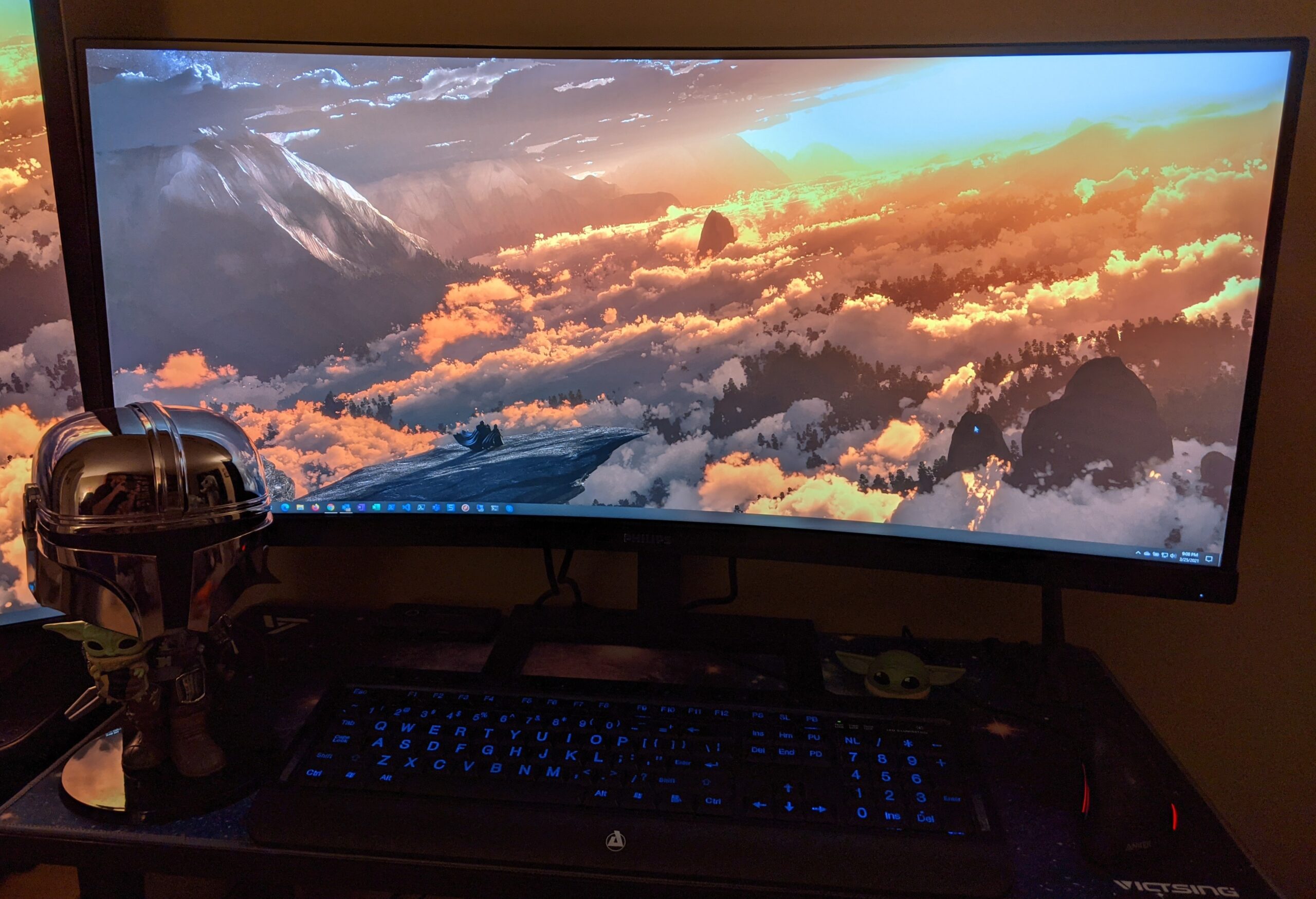 Philips 346E2CUAE 34'' Curved Frameless UltraWide QHD 3440x1440, 100Hz 1ms MPRT, sRGB 121%, USB-C Charging, MultiView PIP/PBP, Height Adjustable customer photo 1