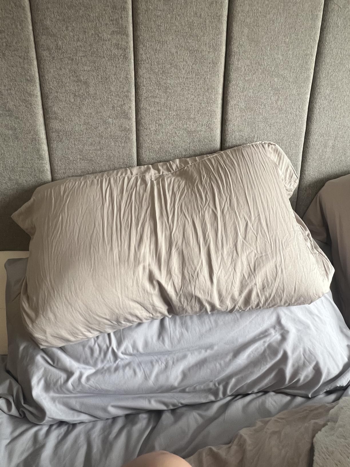 Casper Sleep Essential Pillow, Standard Size - Medium Soft Feel, Down-Alternative Fill, Supports Side, Back & Stomach Sleepers customer photo 1