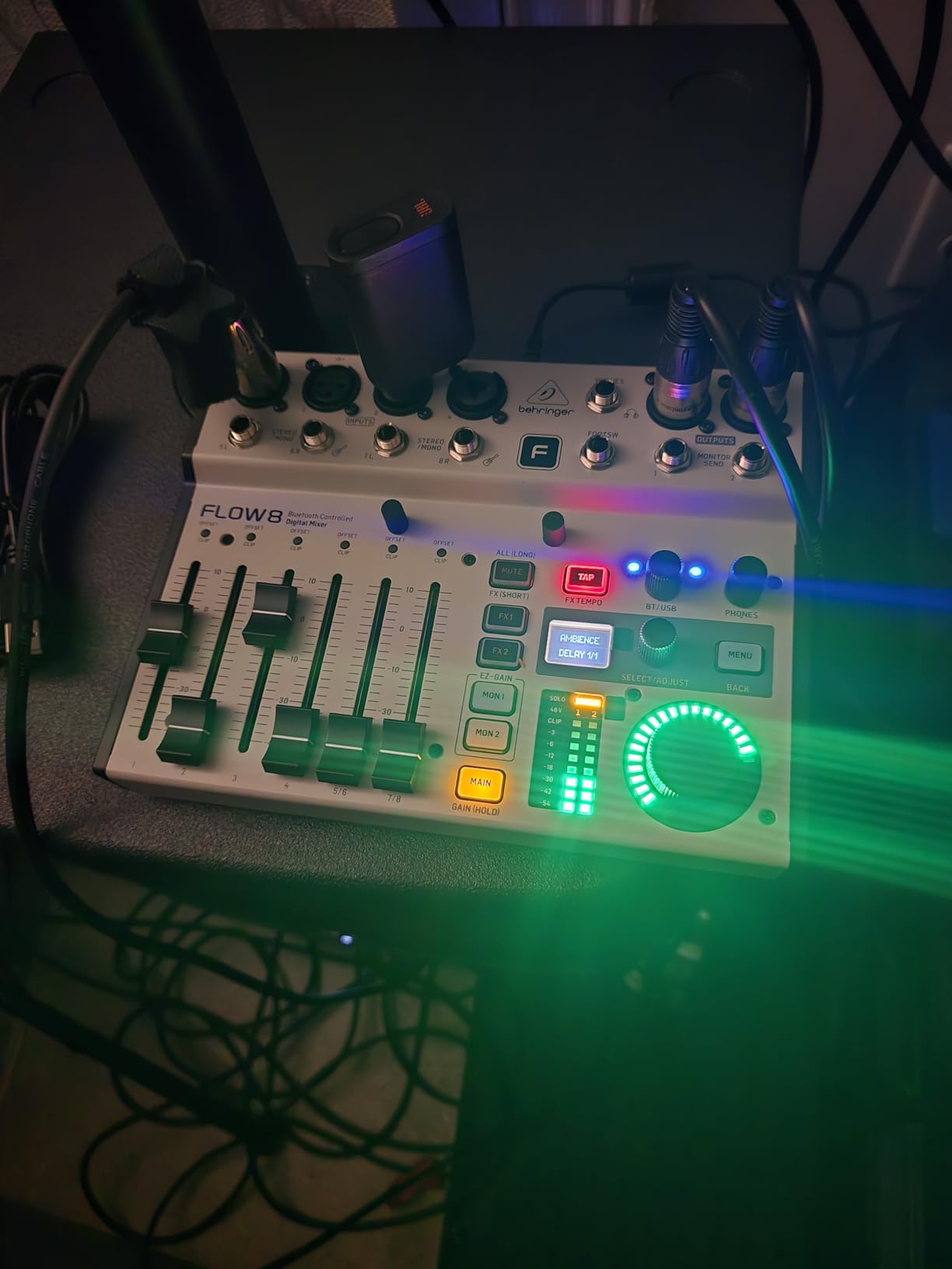 Behringer FLOW 8 8-Input Digital Mixer with Bluetooth Audio and App Control customer photo 1
