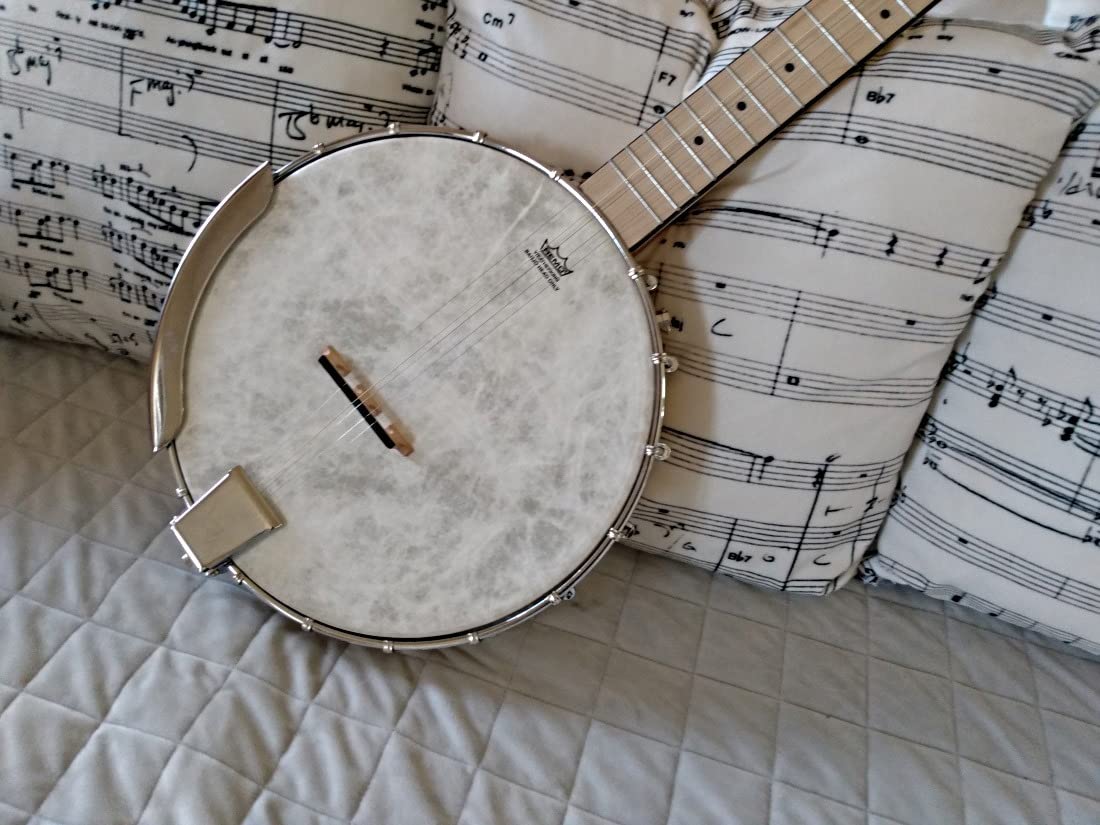 AKLOT 5 String Banjos Full Size Open Back Banjo Adjustable Maple Body Remo Head with Beginner Kit customer photo 2